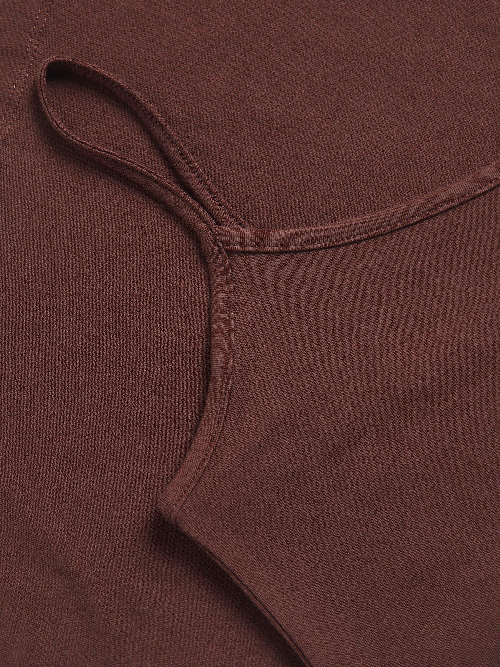 DARK BROWN Cotton top, , large image number 4