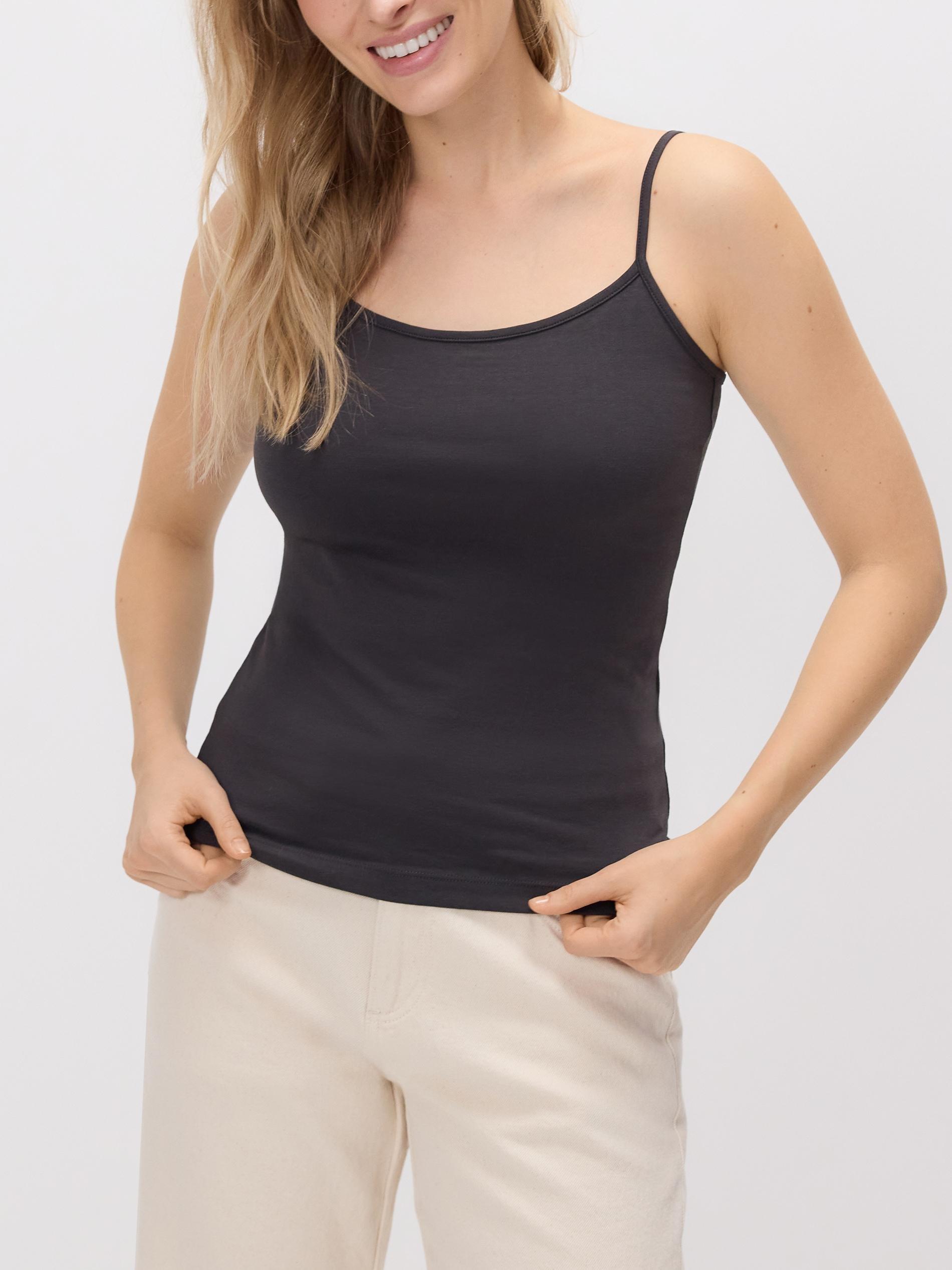 Grey Cotton Top, Grey, large image number 2