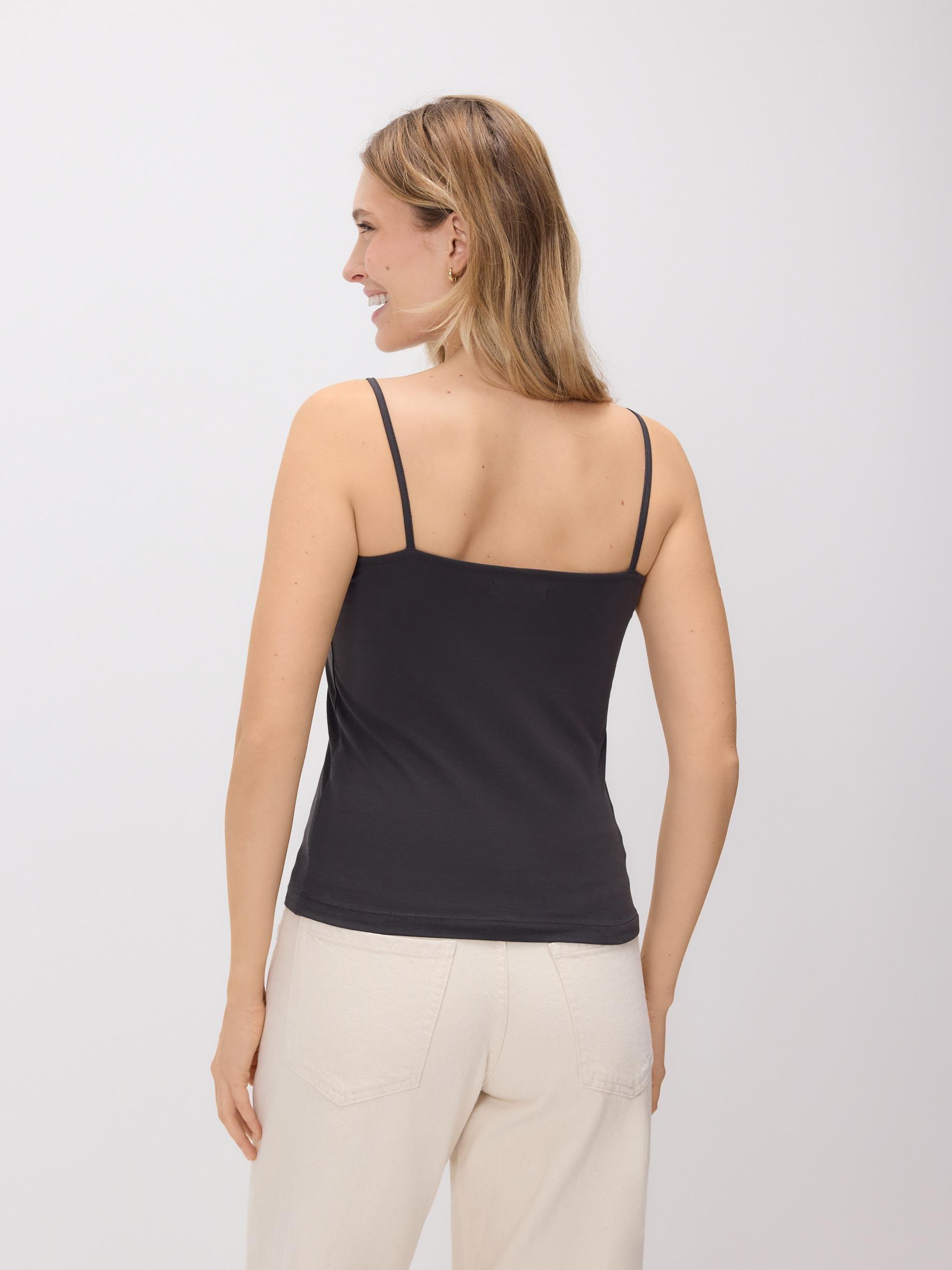 Grey Cotton Top, Grey, large image number 3