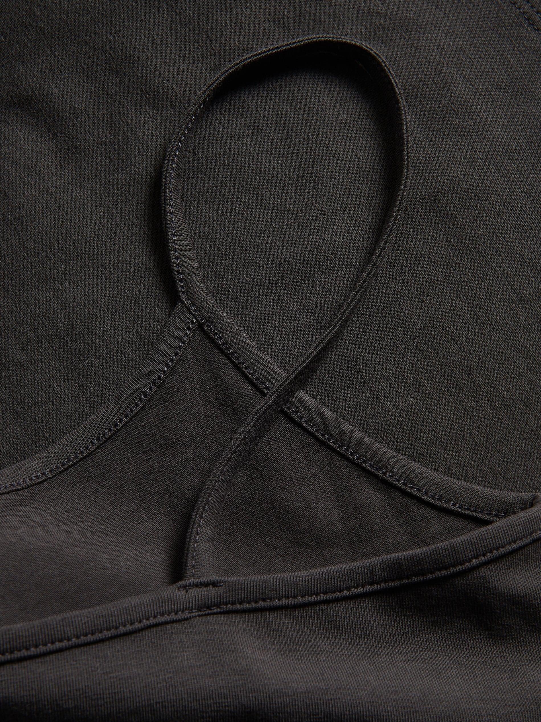 Grey Cotton Top, Grey, large image number 5