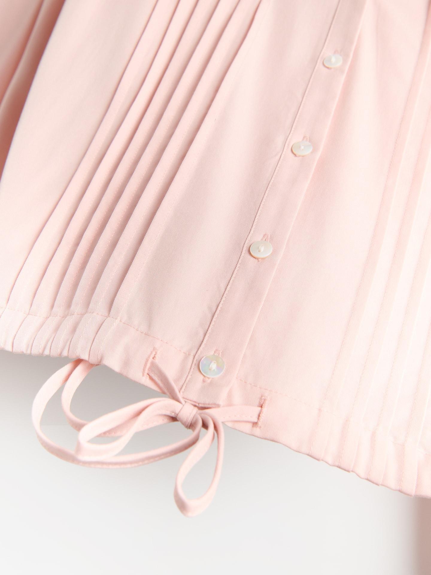 Pink Blouse With Pleats, Pink, large image number 4
