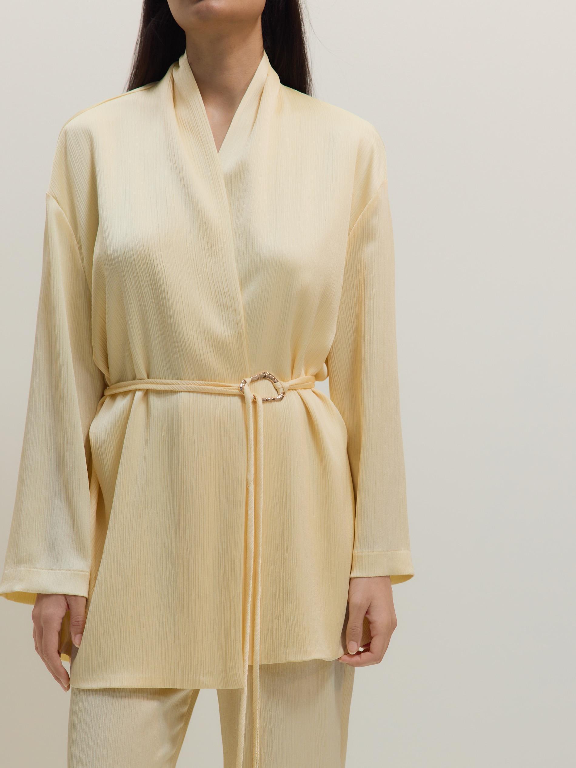 Yellow Jacket With Decorative Knot, , large image number 0