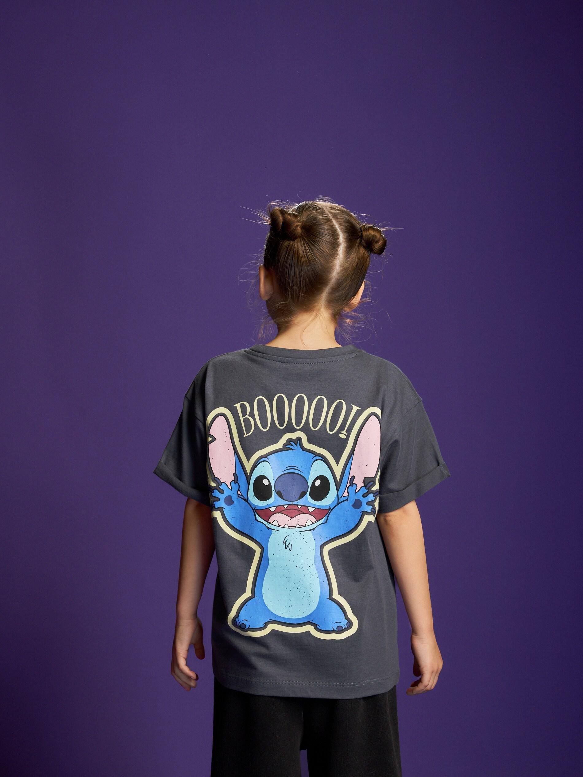 Grey T-Shirt With Shiny Print, Kids Girls, Grey, large image number 3