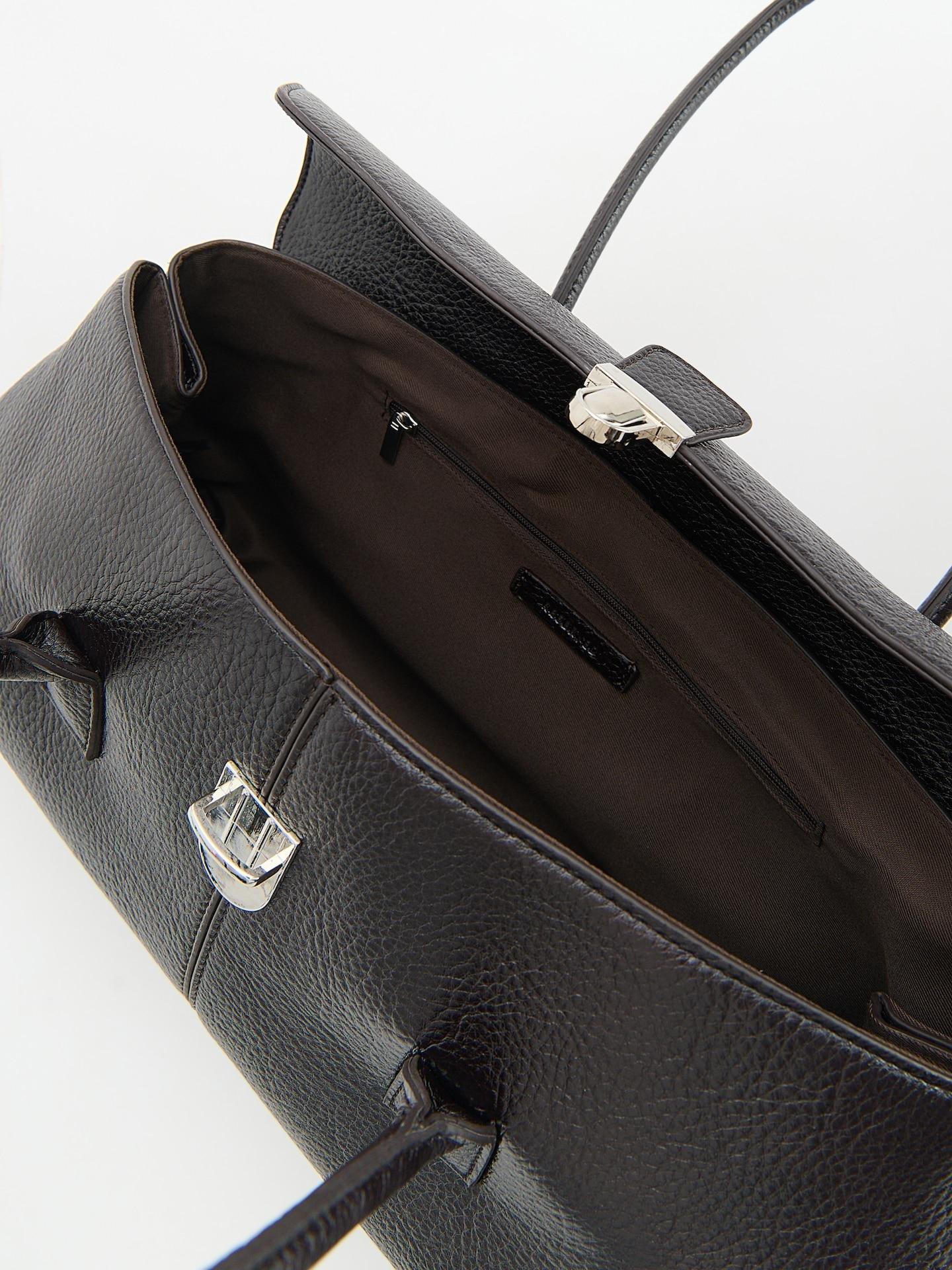Brown Shoulder Bag, Brown, large image number 4