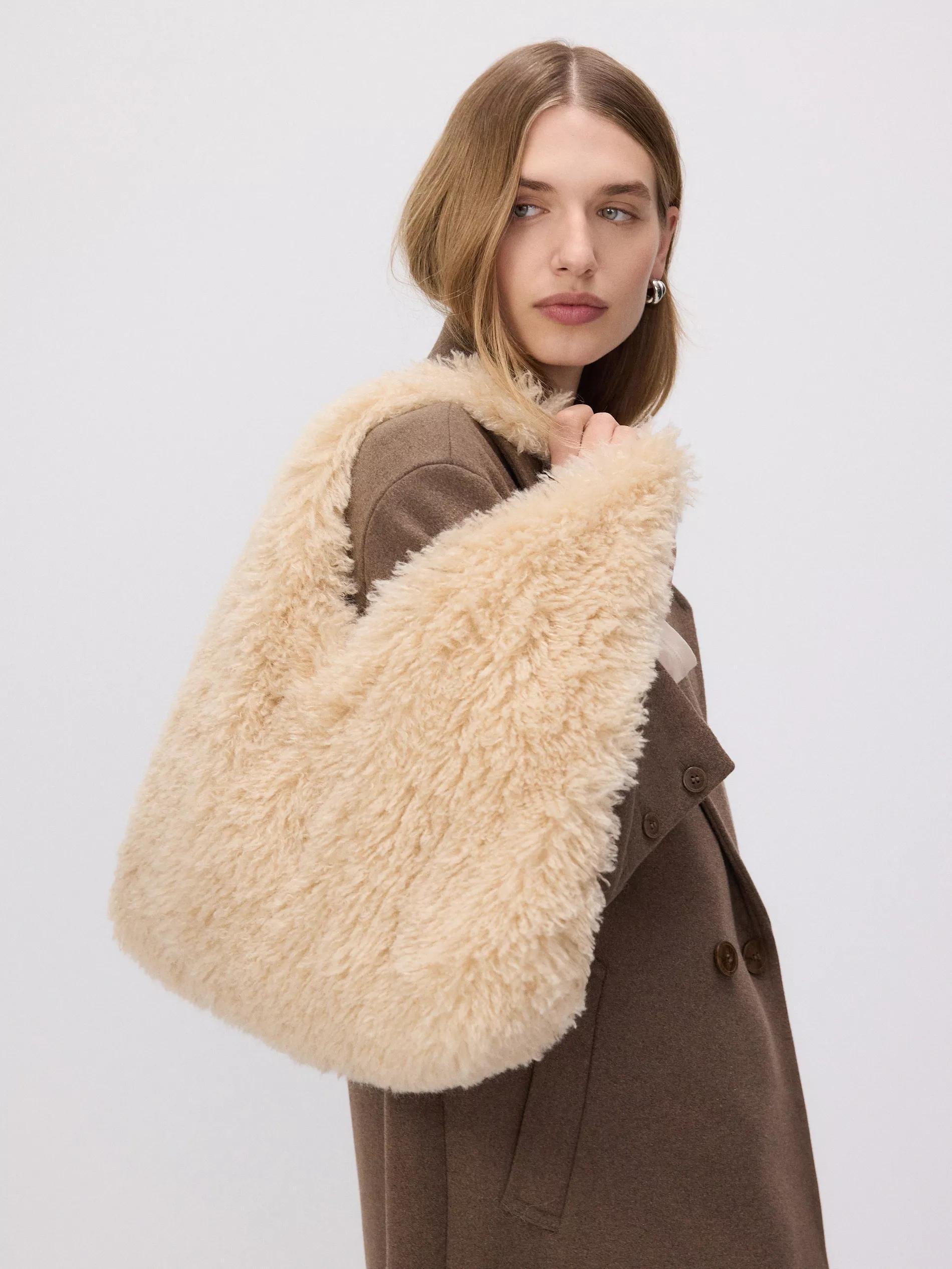 Beige Bag, Beige, large image number 5