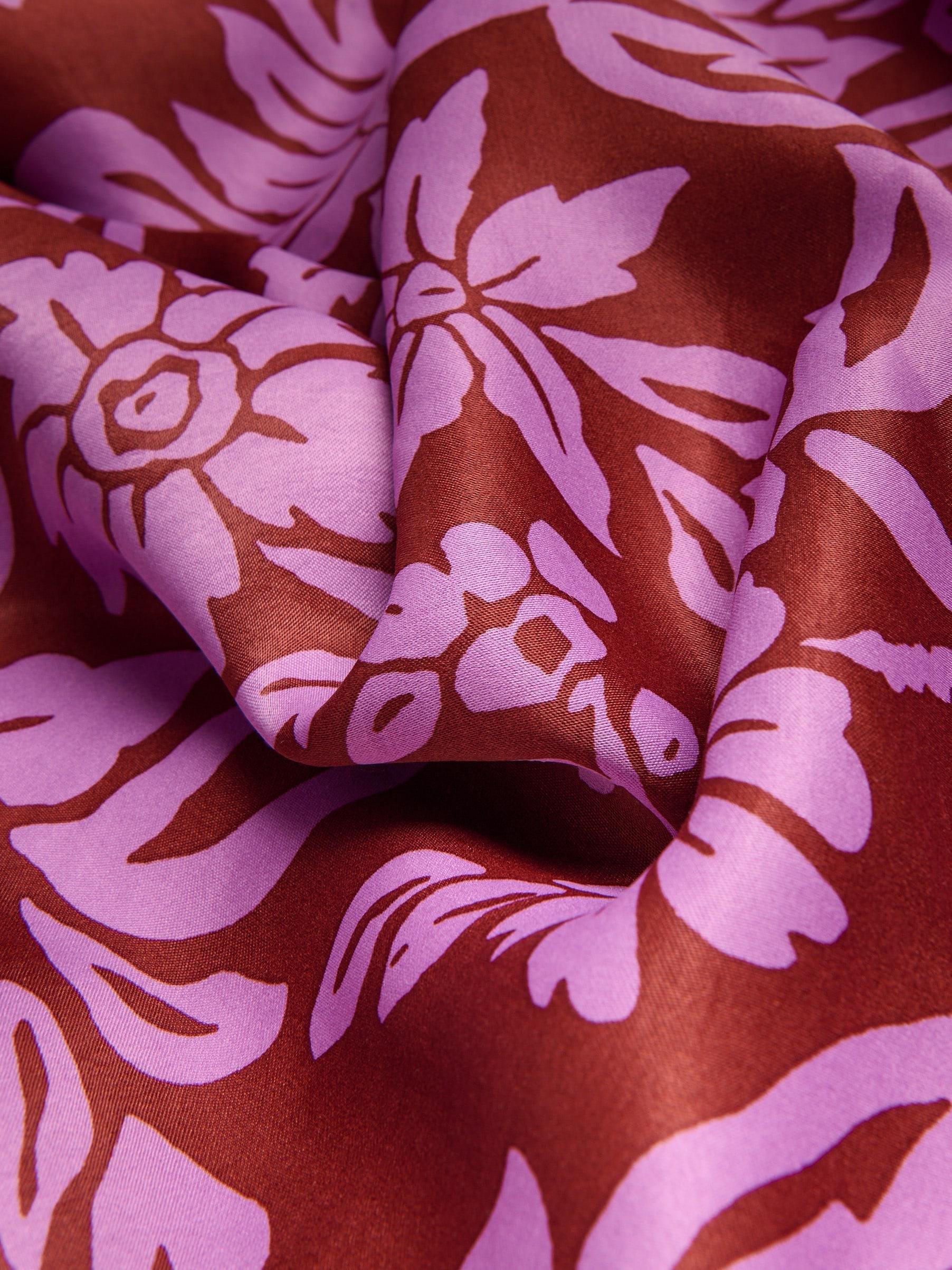 Multicolour Patterned Viscose Skirt, Multicolor, large image number 5