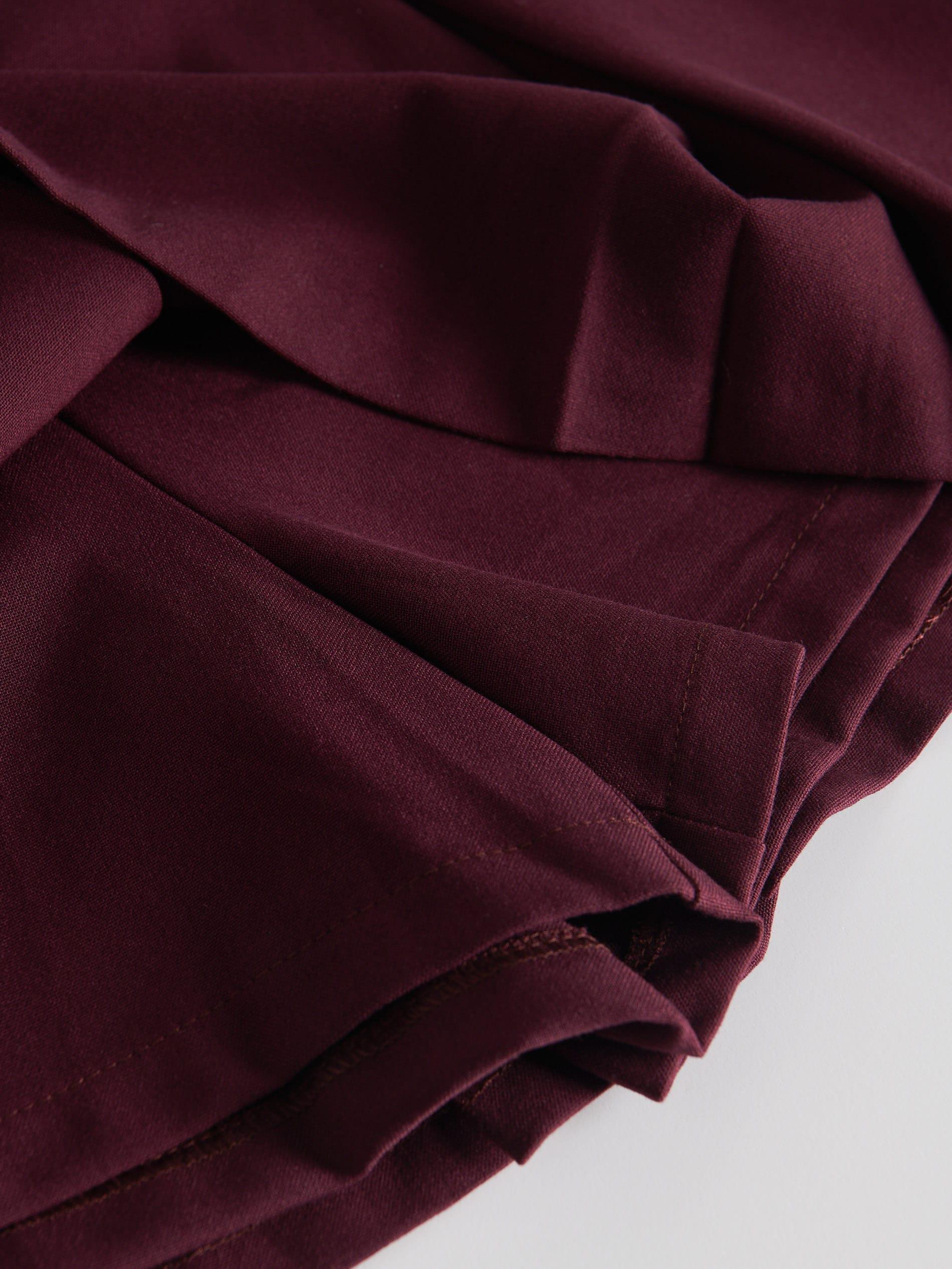 Maroon Tennis Skirt With Added Viscose, , large image number 1