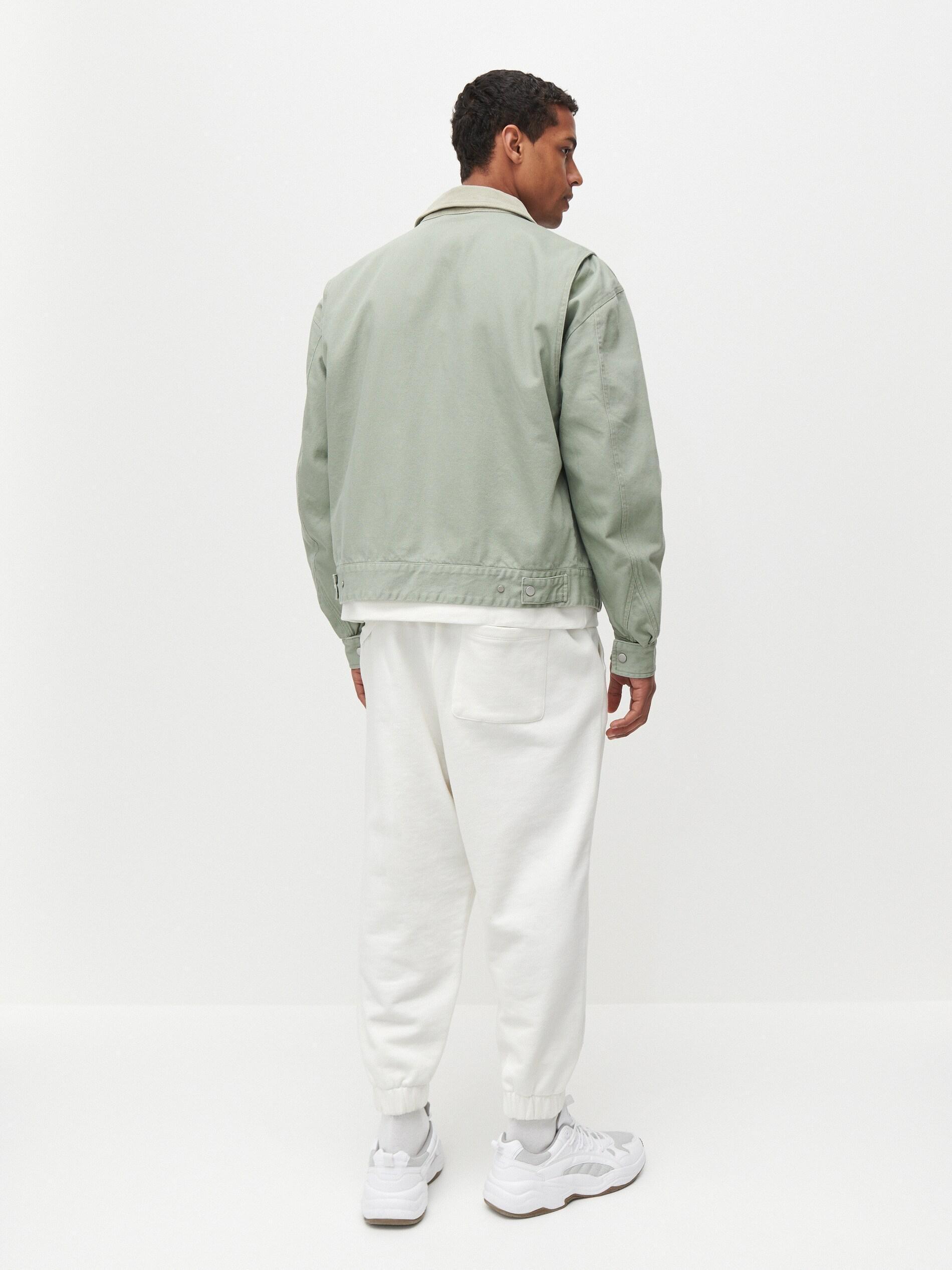Light Olive Jacket With A Collar, Men, , large image number 2