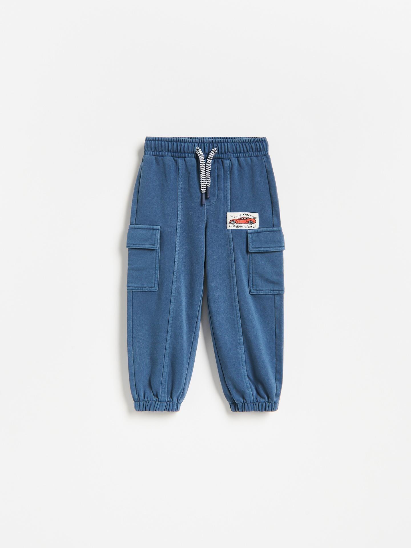 Blue Cargo Joggers, Blue, large image number 1