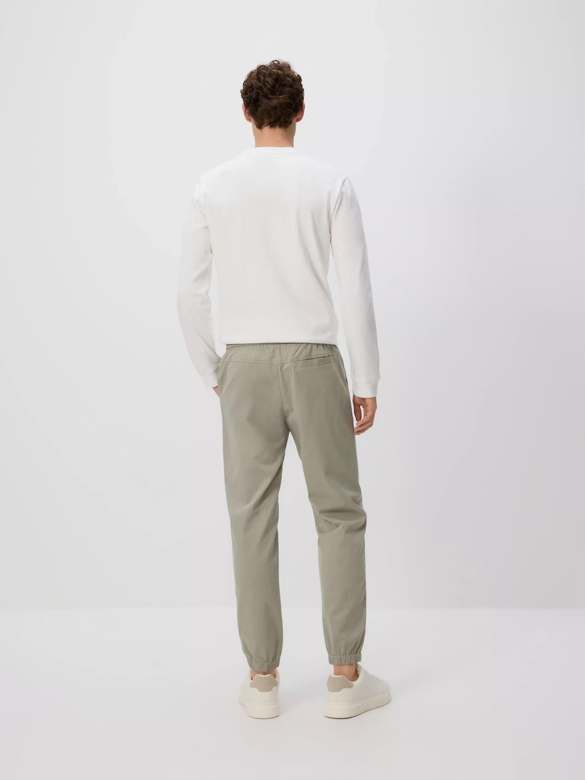 Green Slim Joggers, Green, large image number 3