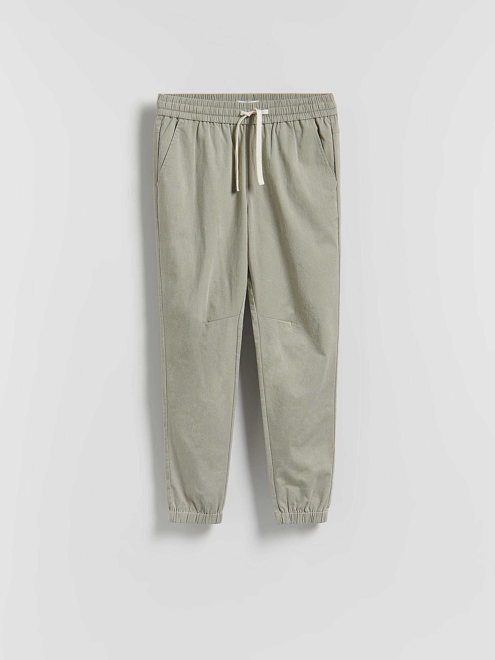 Green Slim Joggers, Green, large image number 4