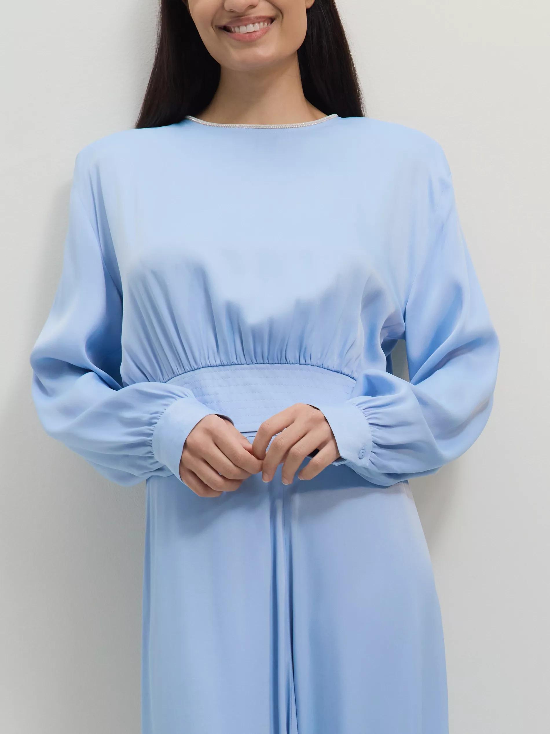 Blue Viscose Blouse, , large image number 3