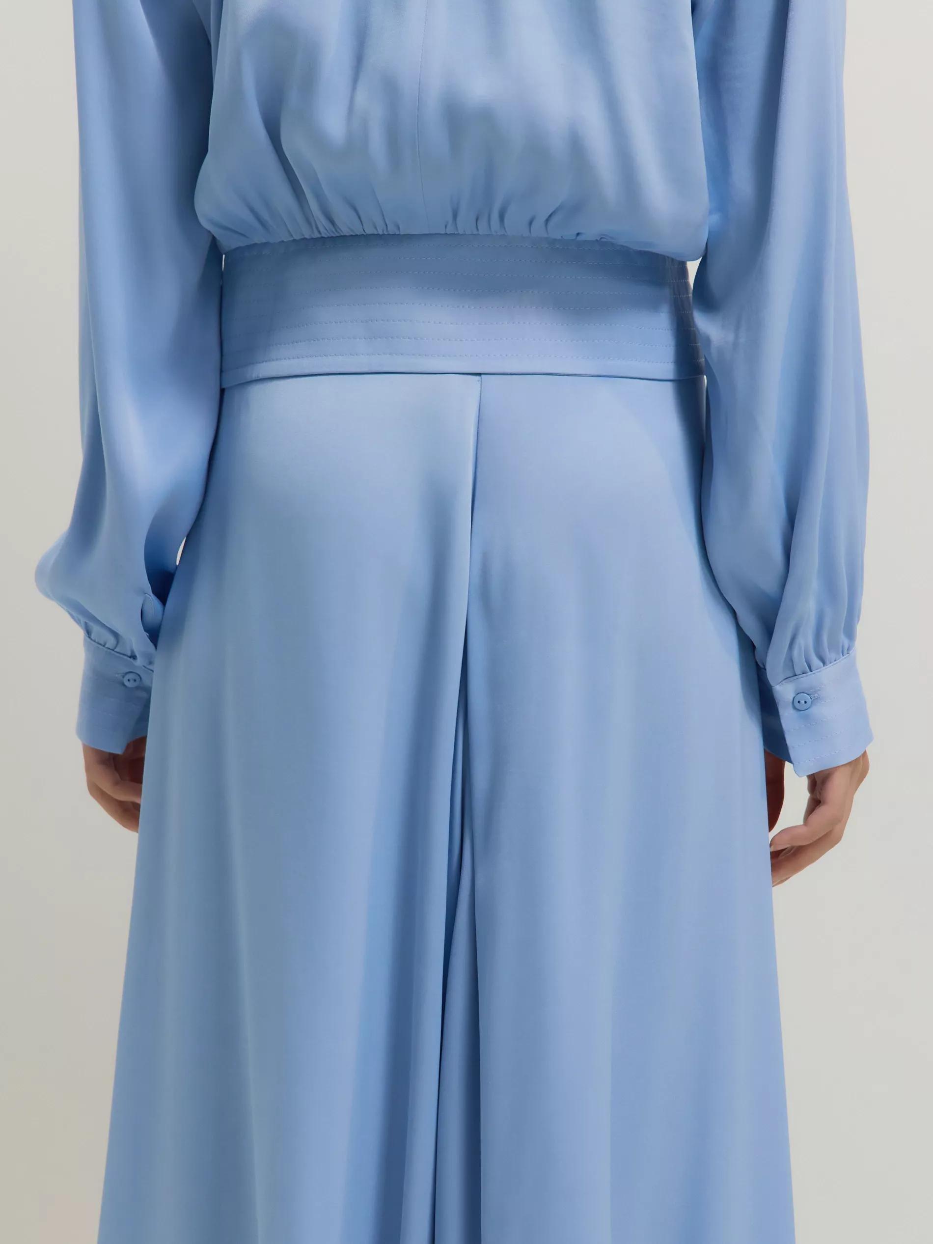 Blue Viscose Blouse, , large image number 4