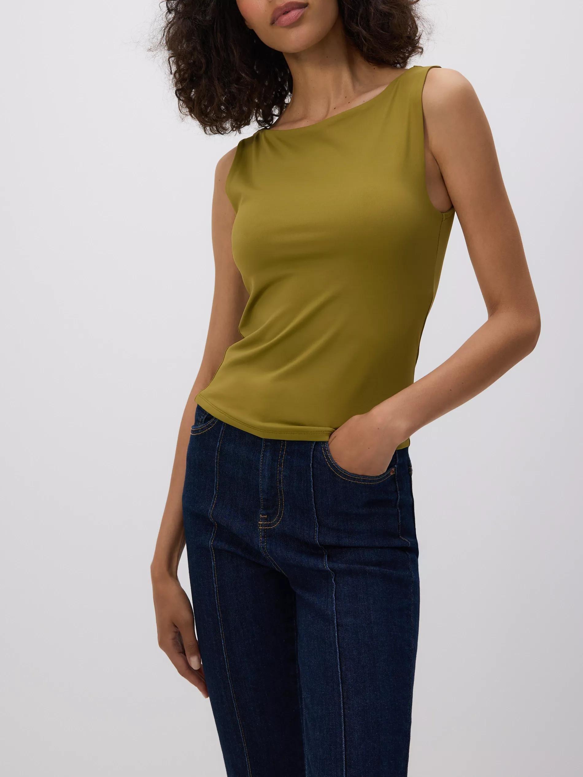 Green Fitted Top, , large image number 1