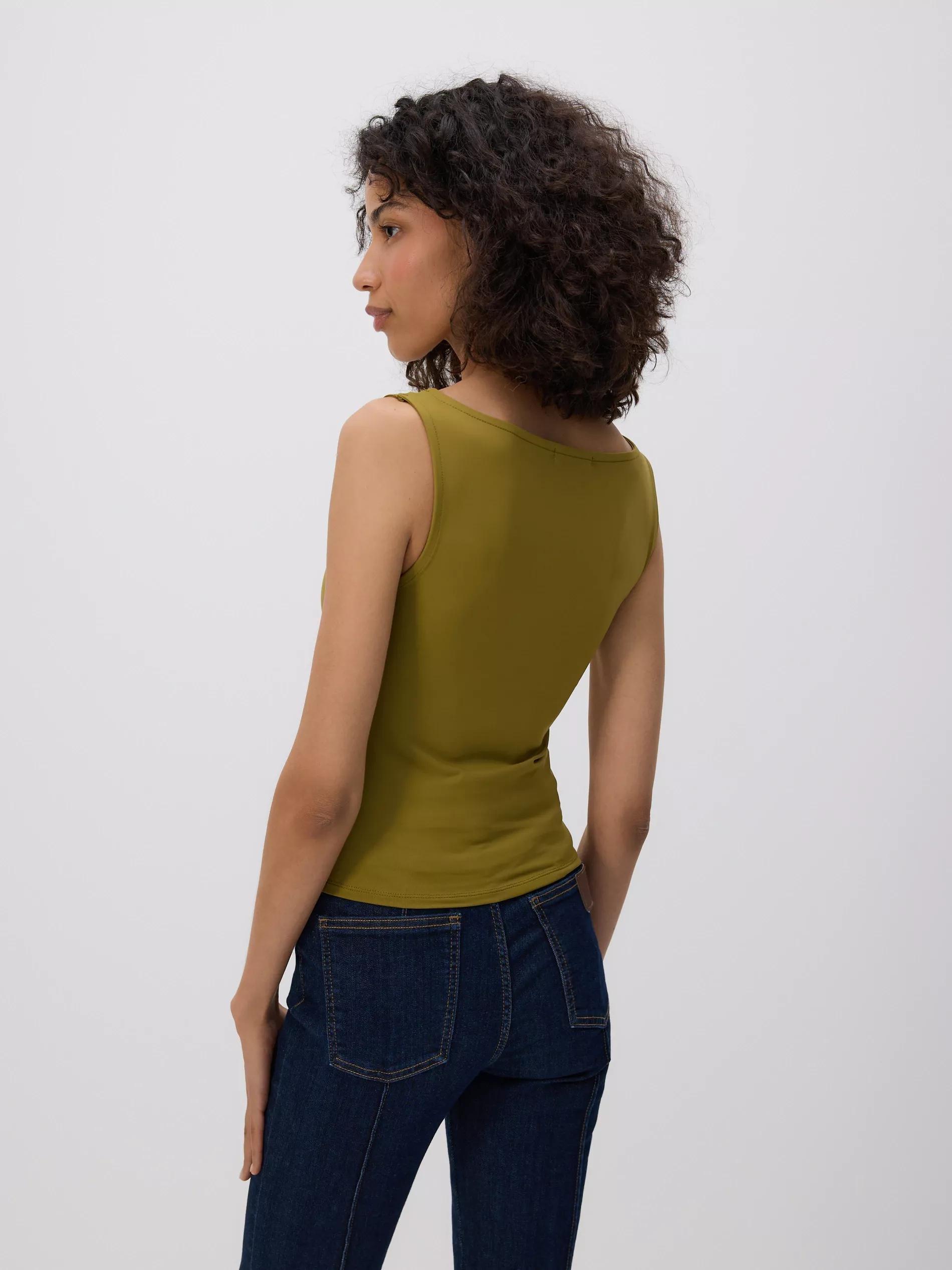 Green Fitted Top, , large image number 4