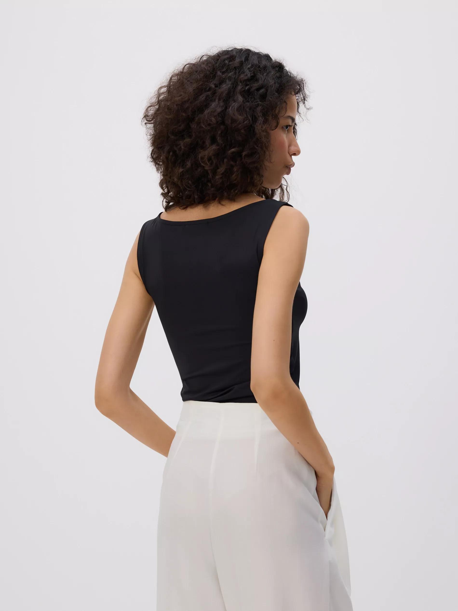 BLACK Fitted top, Black, large image number 3