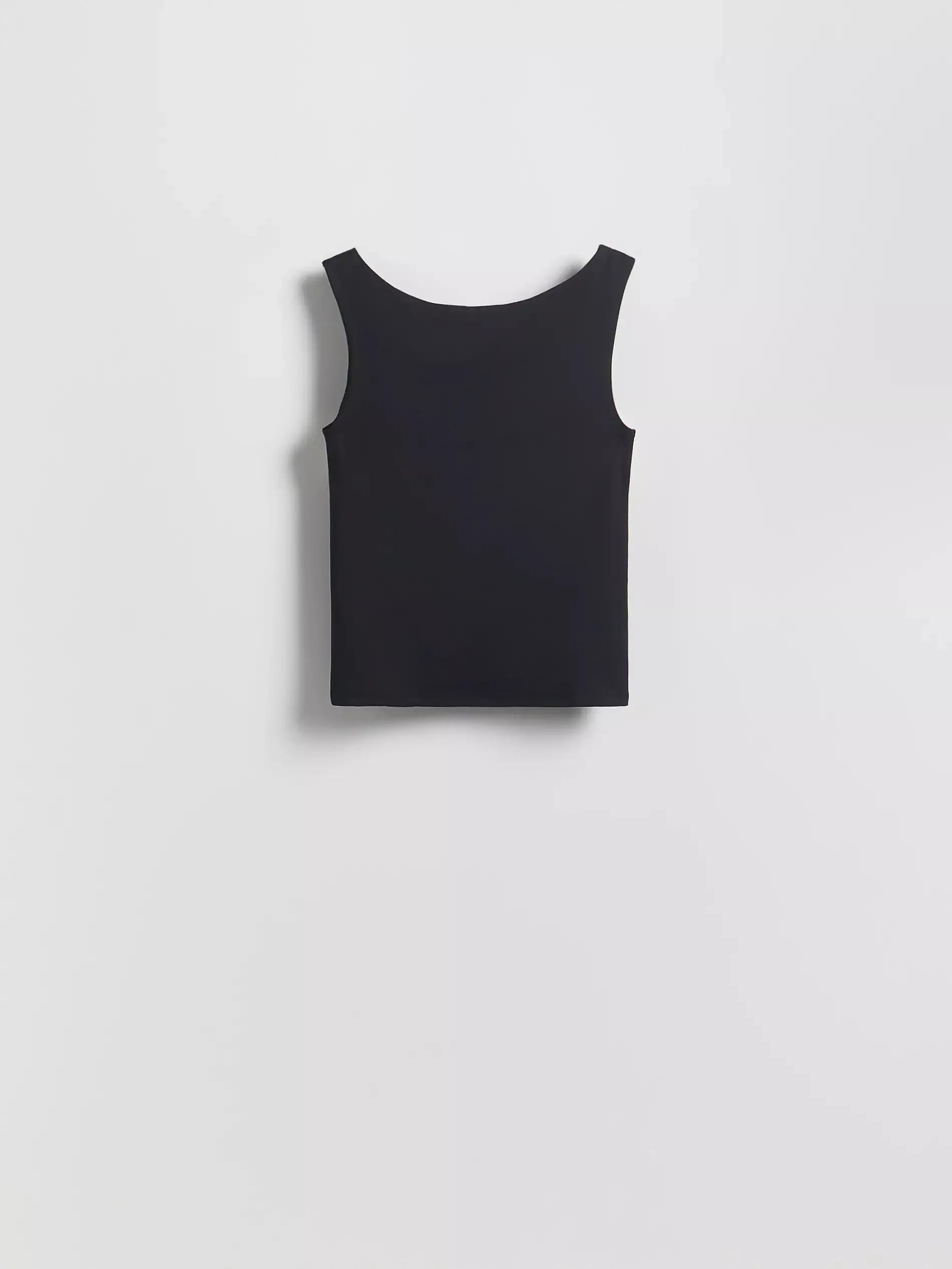 BLACK Fitted top, Black, large image number 4