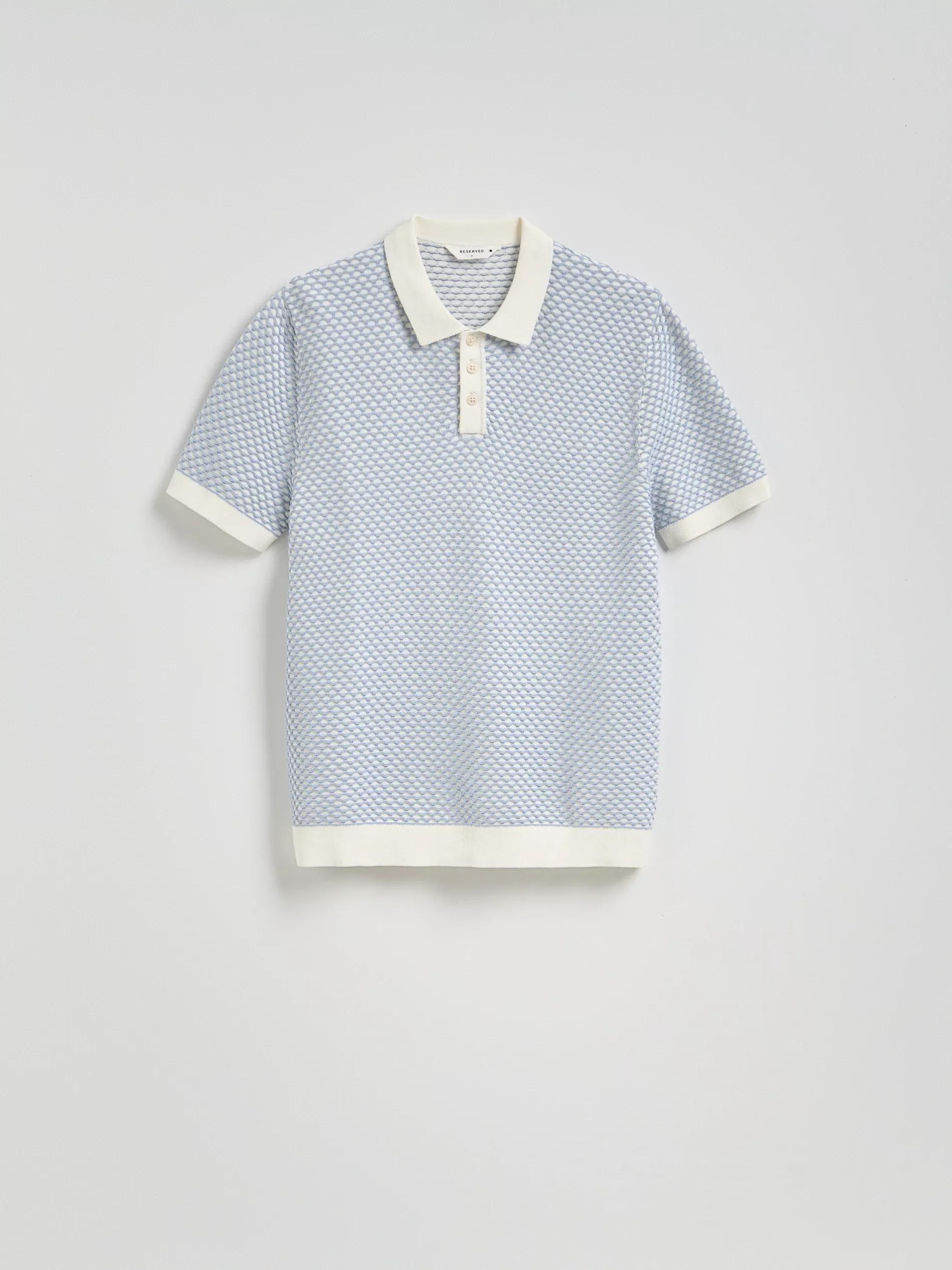 PALE BLUE MEN`S SWEATER, , large image number 0