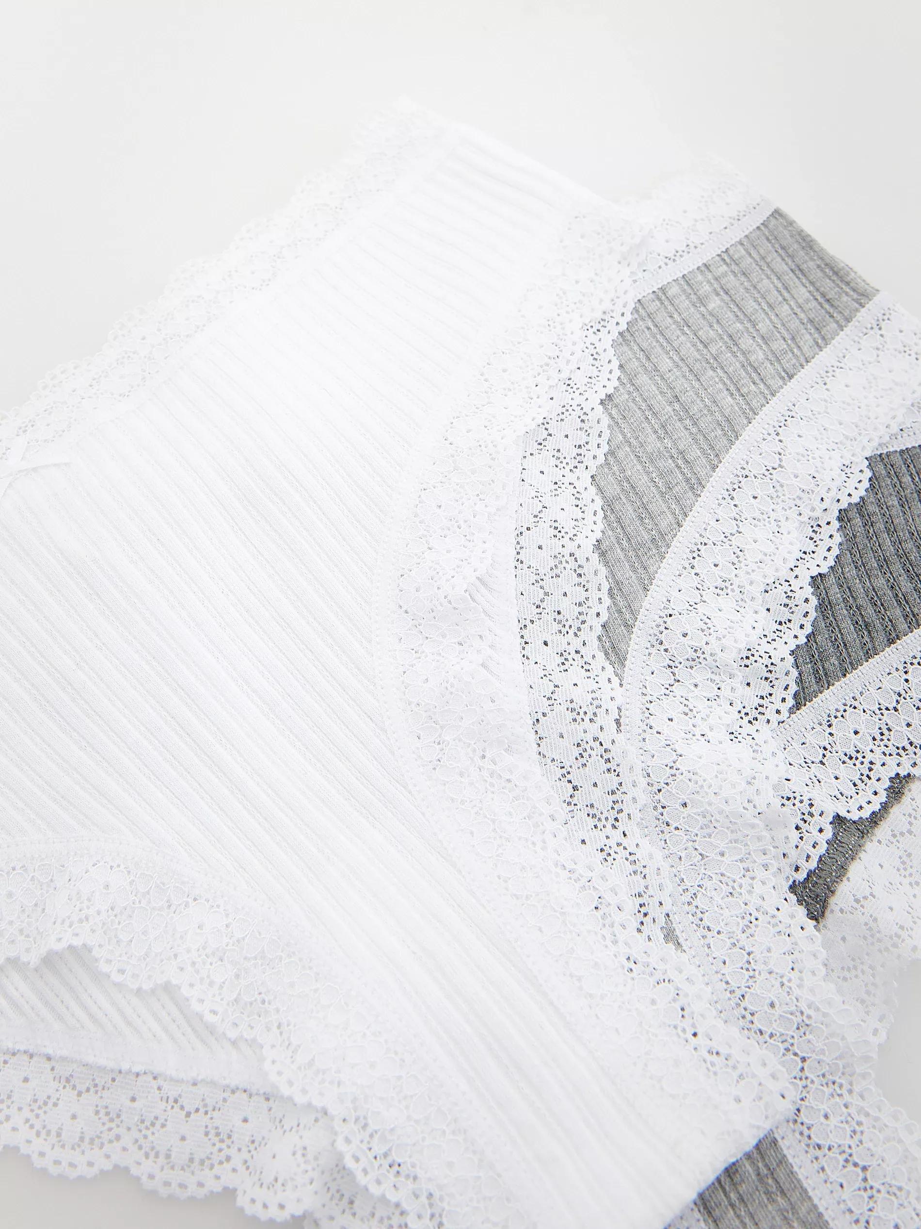 Light Grey 3 Pack Hipster Panties, Women, , large image number 1