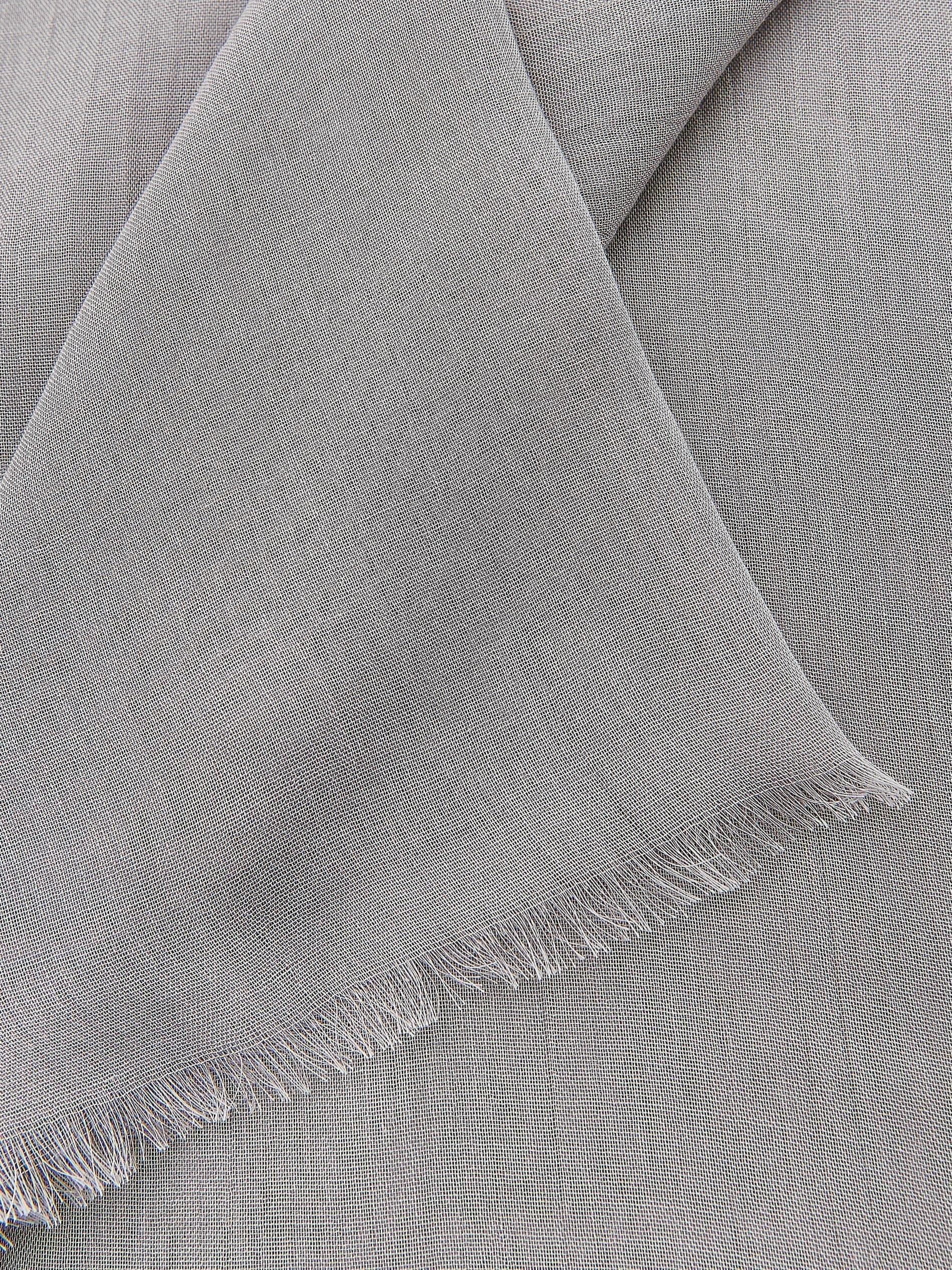 Grey Soft Scarf, Light grey, large image number 1