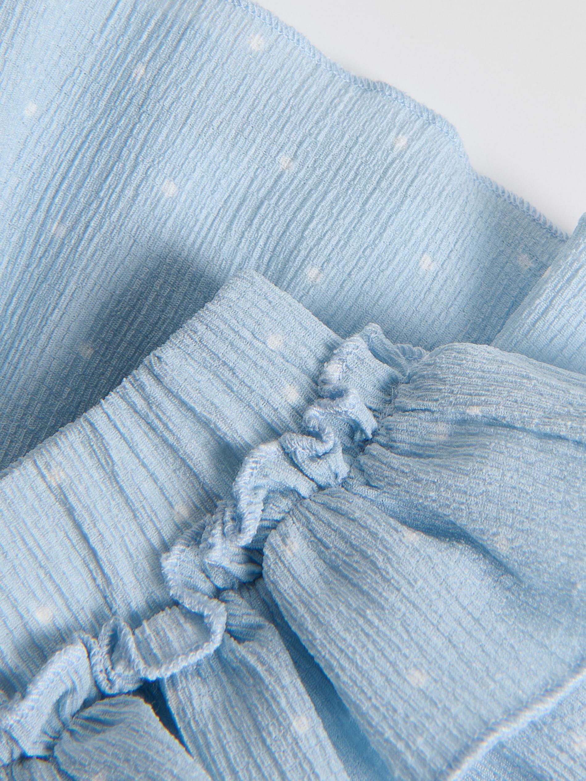 Blue Patterned Skort, Blue, large image number 3