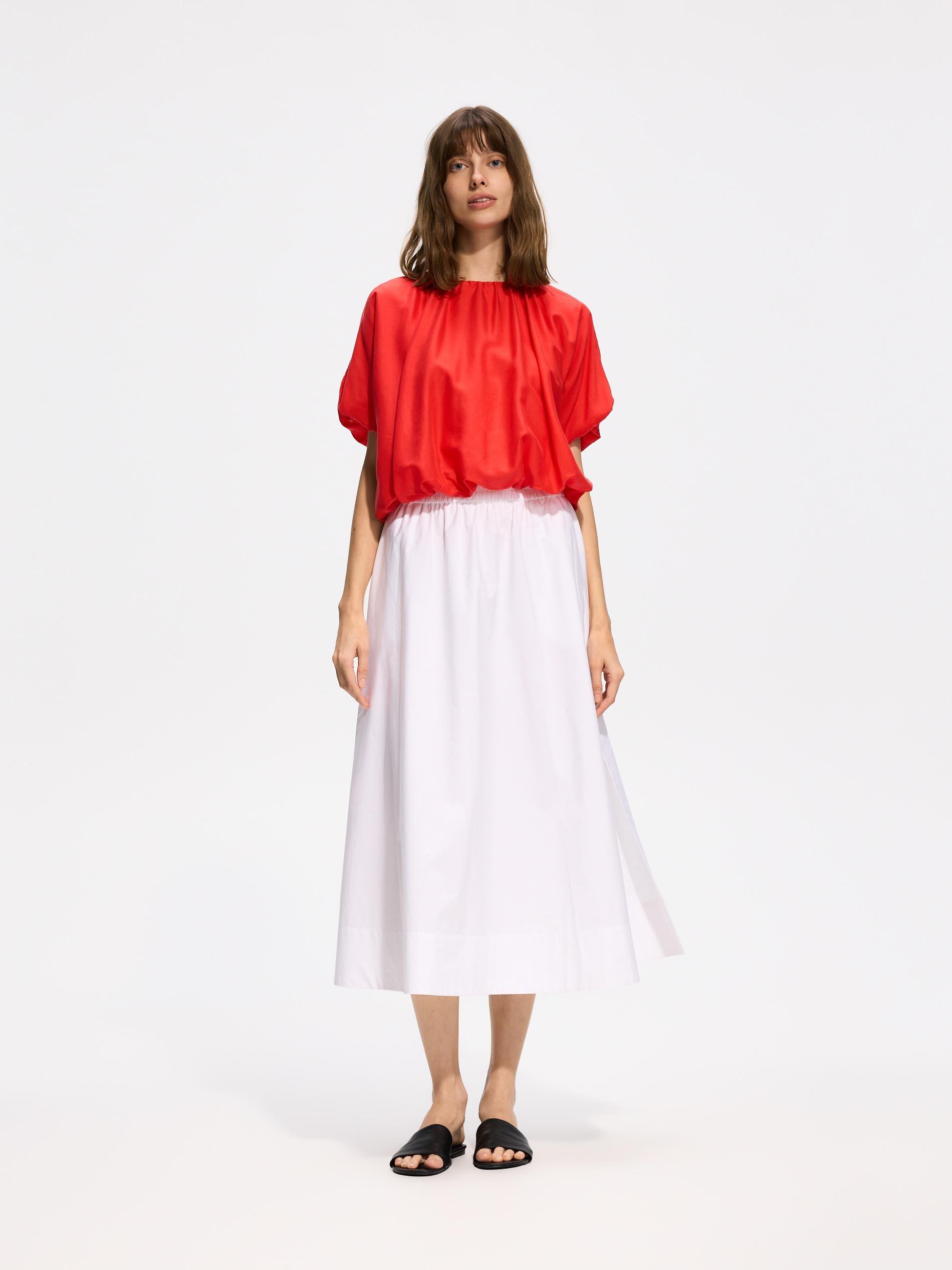 Red Lyocell Top, Red, large image number 3
