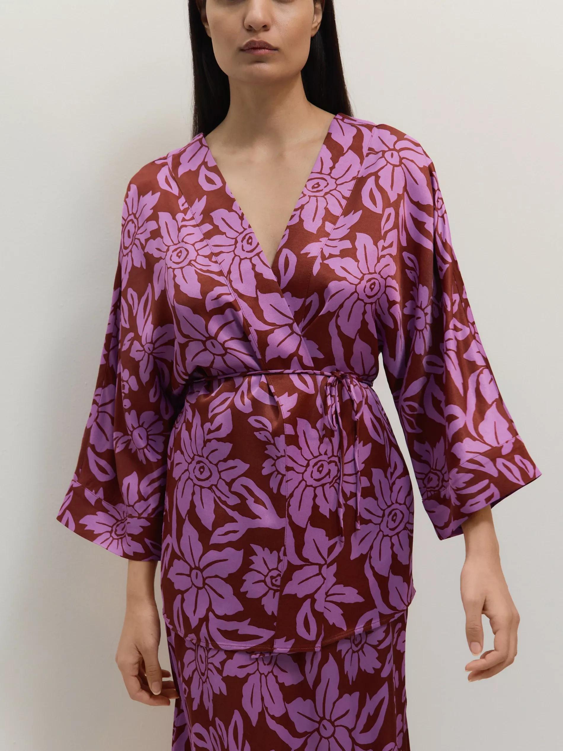 Multicolour Blouse With Drawstring, , large image number 3