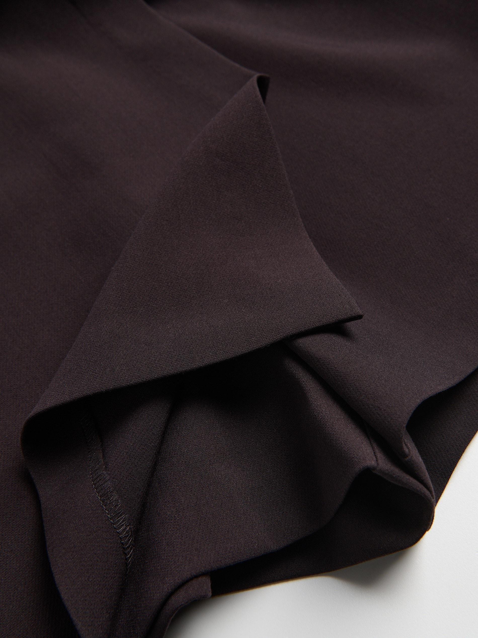 Brown Skort With Belt, Brown, large image number 4