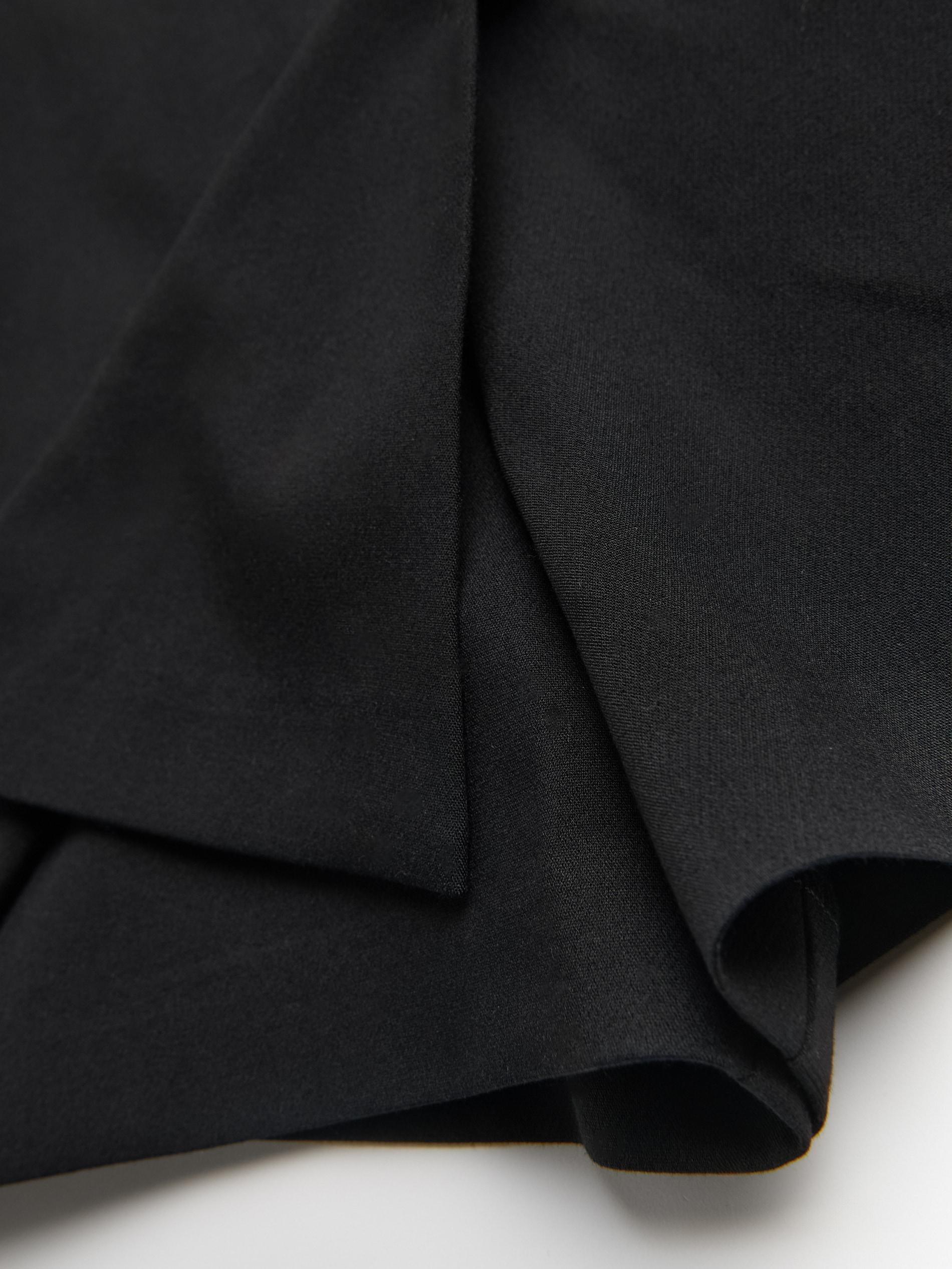 Black Skort With Belt, Black, large image number 4