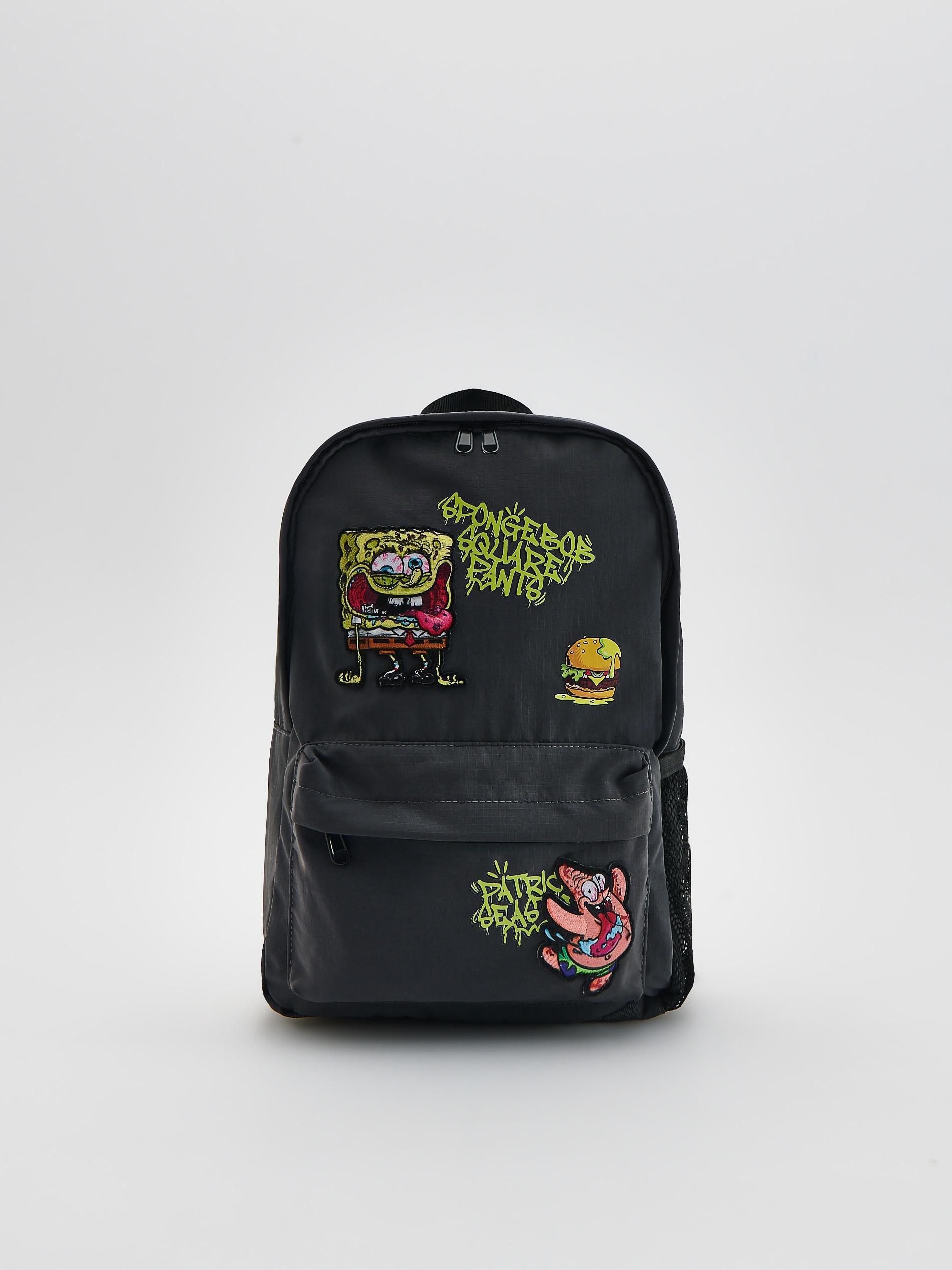 Grey Rucksack, Kids Unisex, Grey, large image number 0