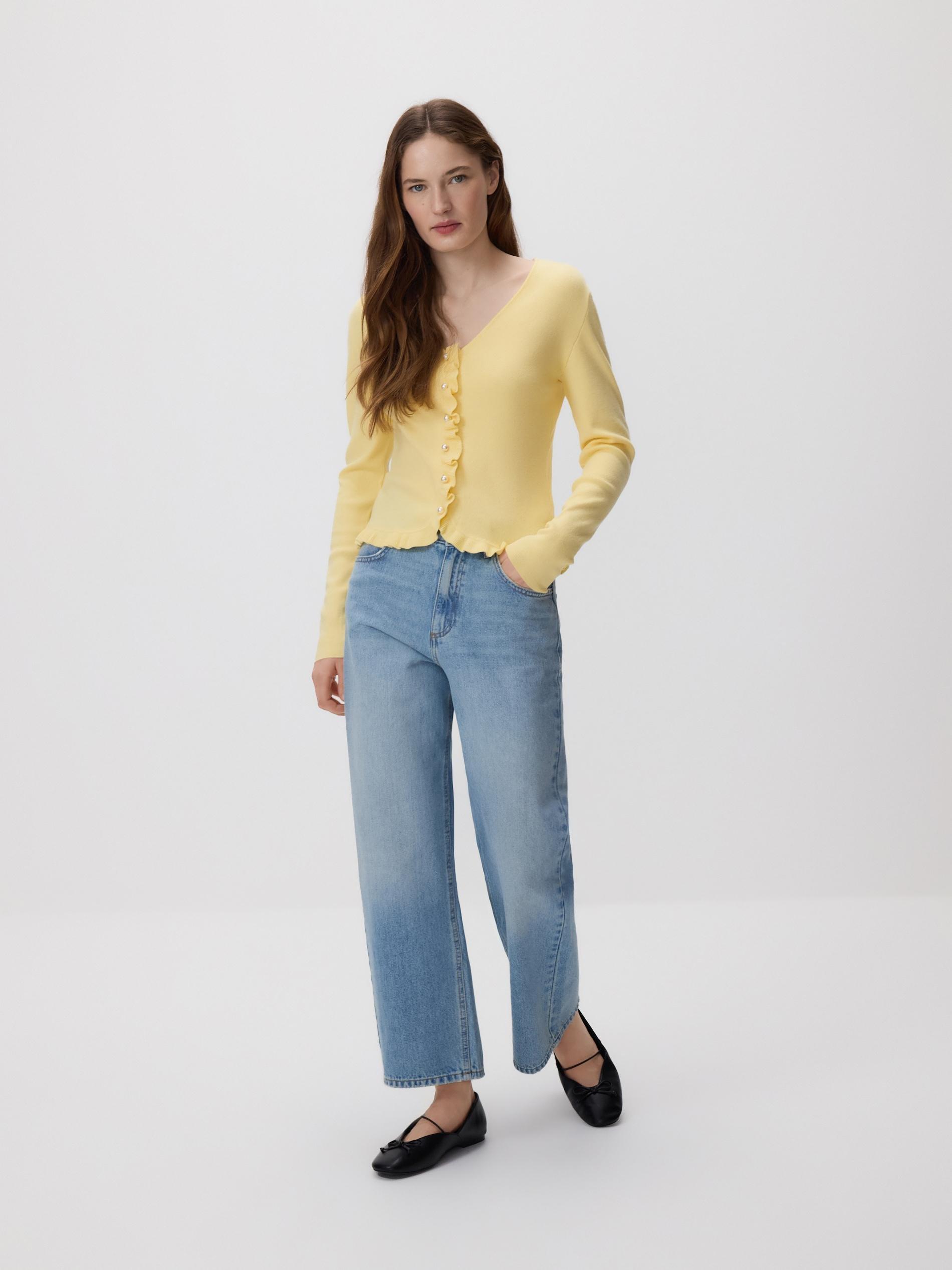 بلوفر حريمي أصفر فاتح, Yellow, medium