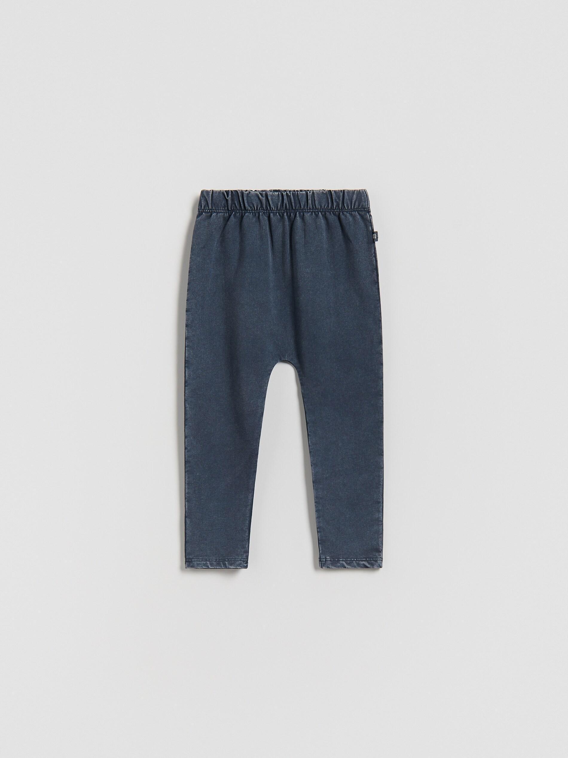 Navy Cotton Rich Leggings, Navy, large image number 0