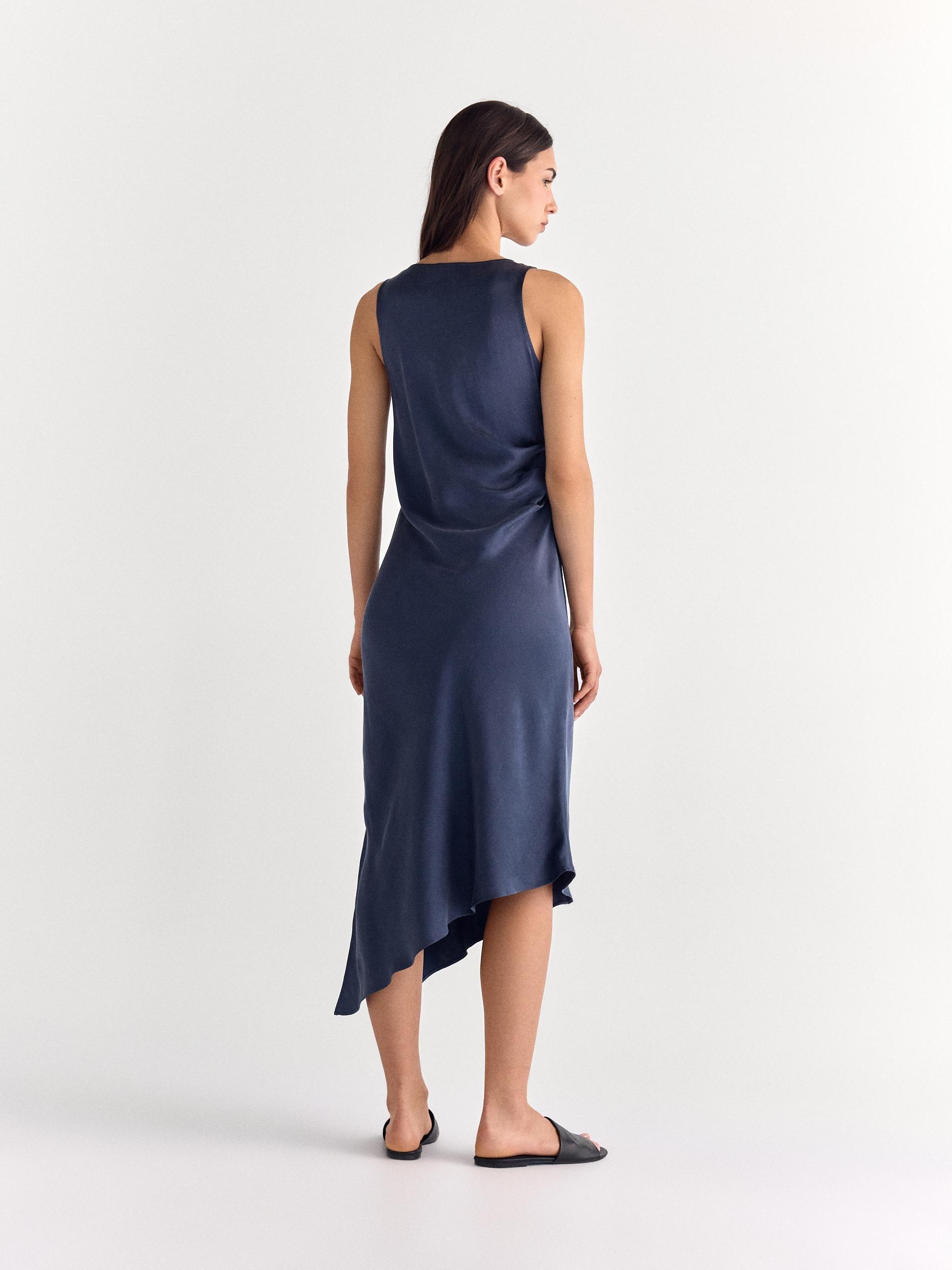 Purple Asymmetric Dress, Purple, large image number 4