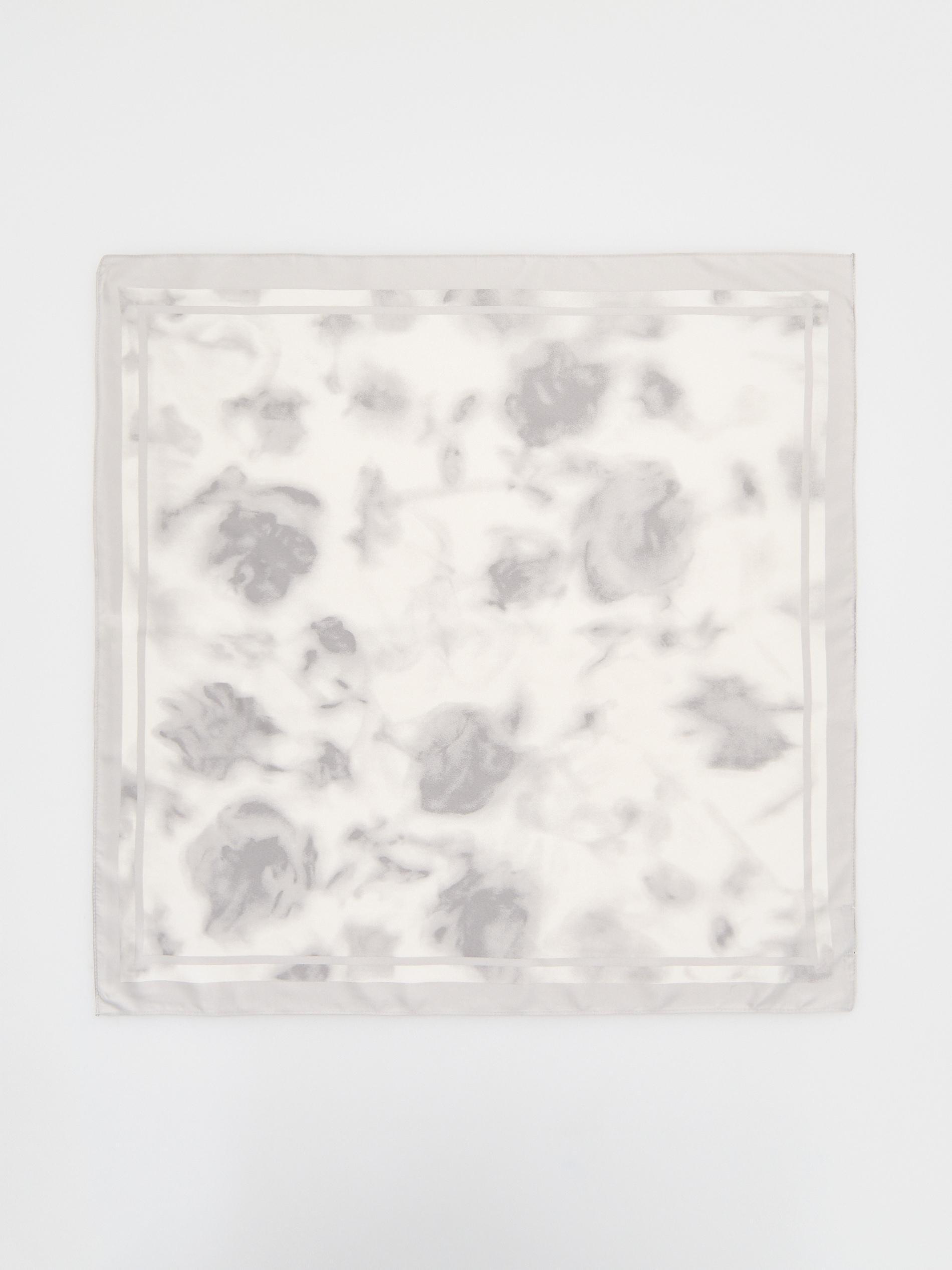 Grey Wash Effect Scarf, Light grey, large image number 1