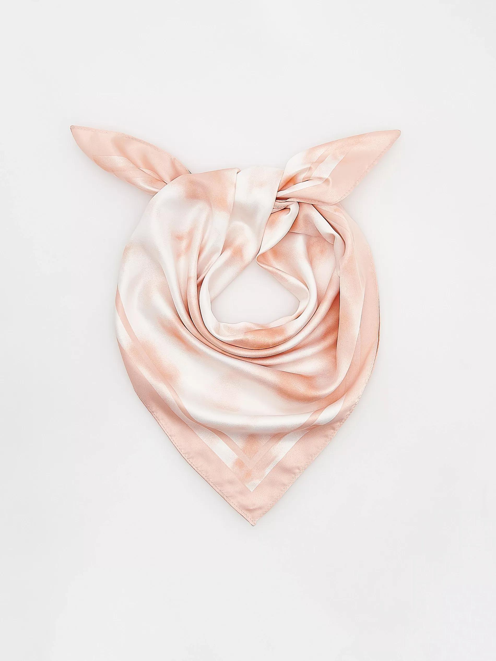 Pink Wash Effect Scarf, Pink, large image number 1