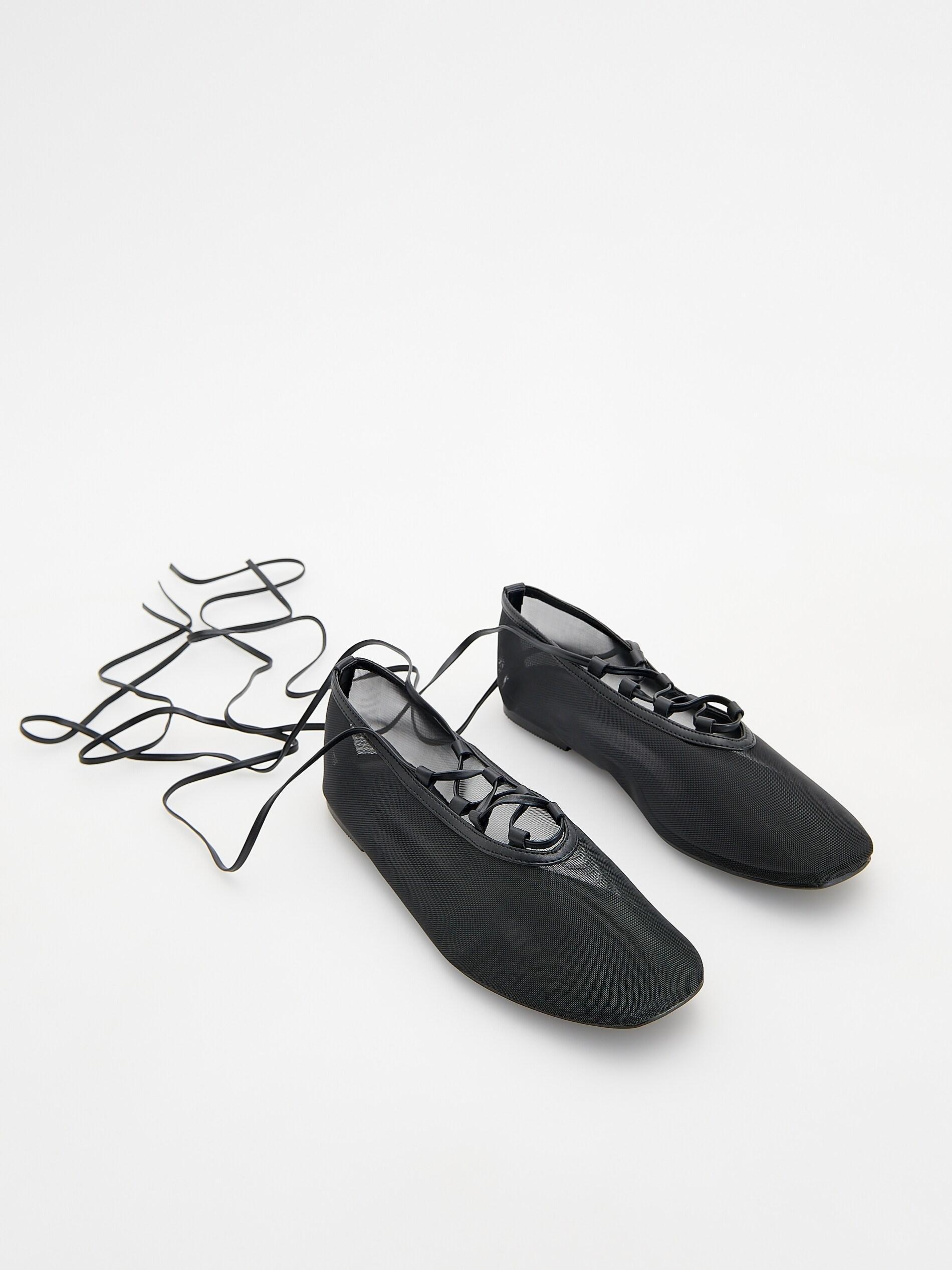 Black Ballerinas Flat Shoes, , large image number 1