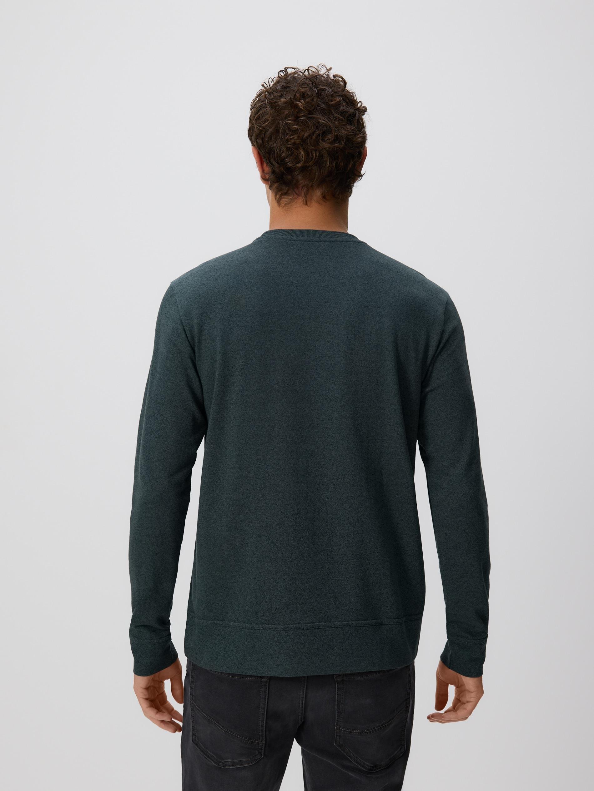 Green Regular Fit Long Sleeve T-Shirt, Green, large image number 2