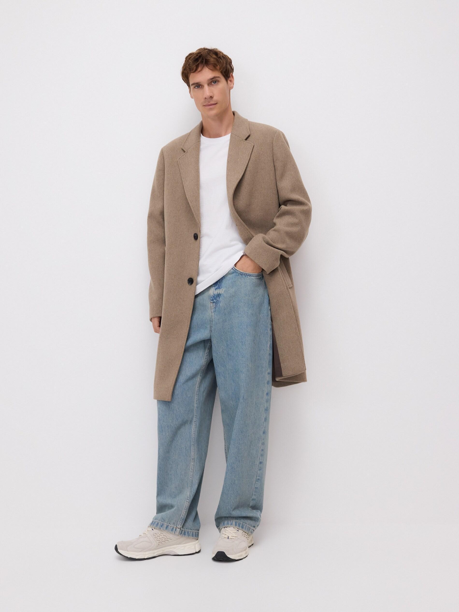 WHITE Comfort fit structural fabric T-shirt, White, large image number 3