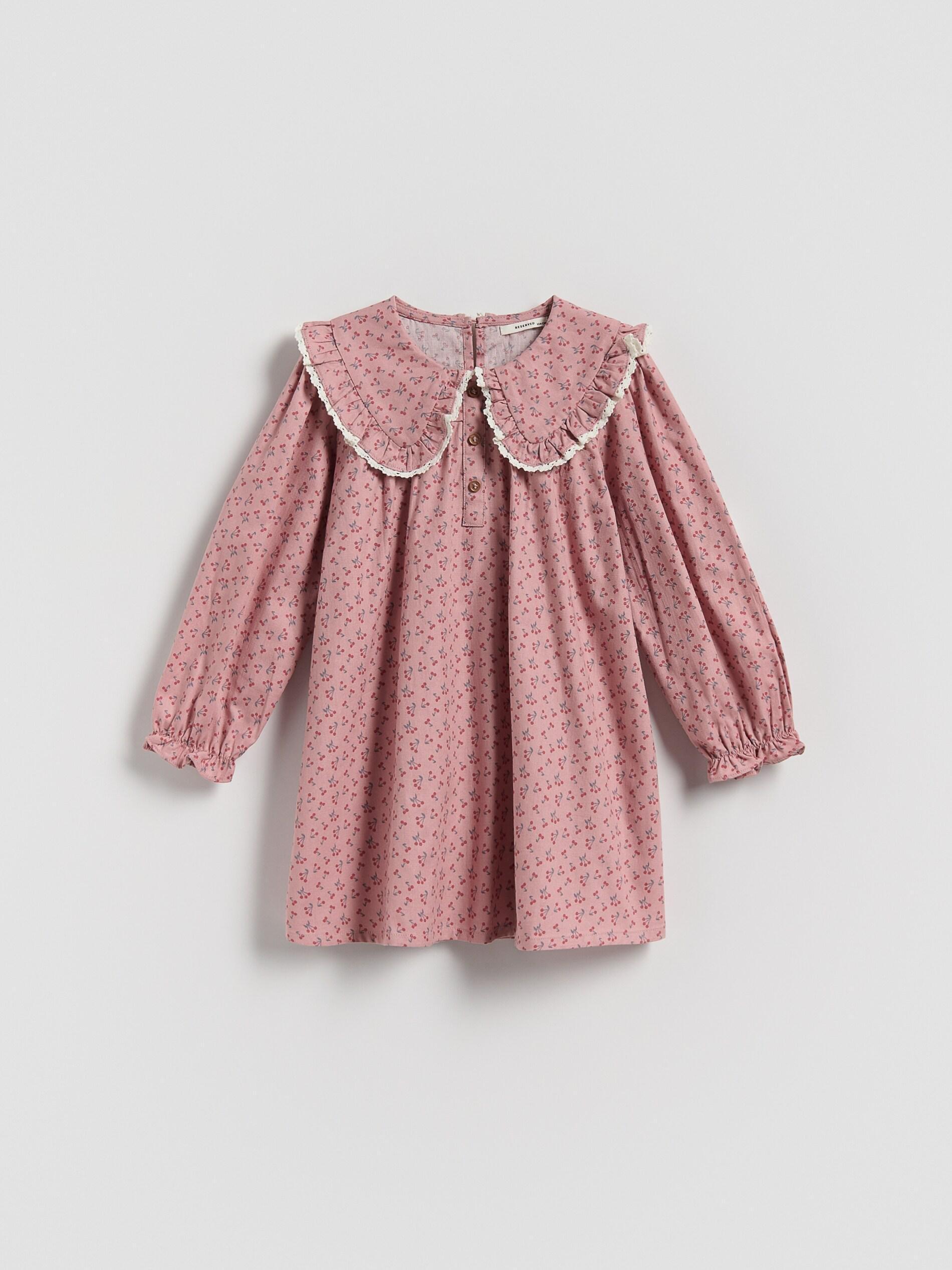 Multicolour Collar Dress, Multicolor, large image number 0