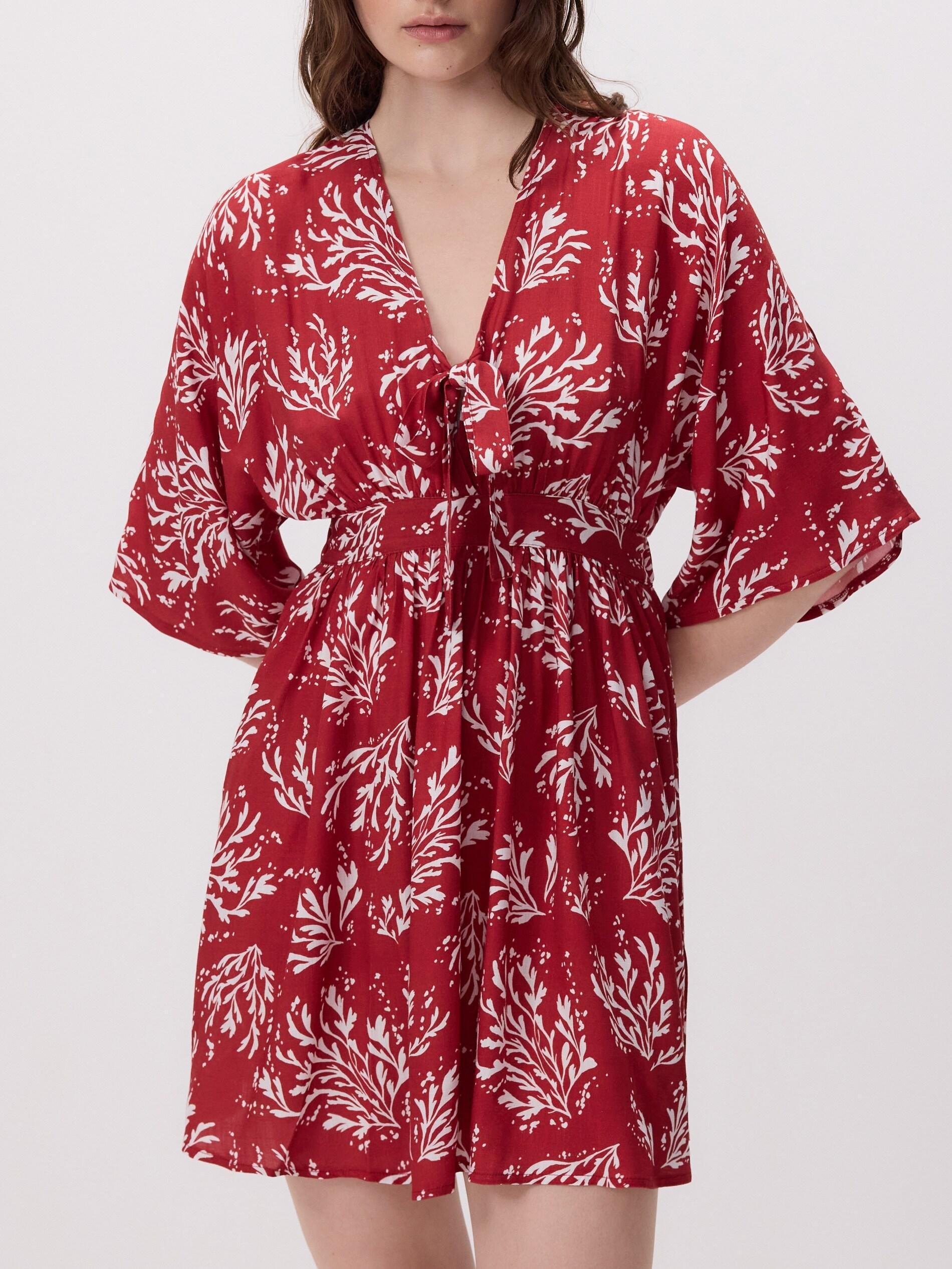 Multicolour Dress With Original Print, Multicolor, large image number 0