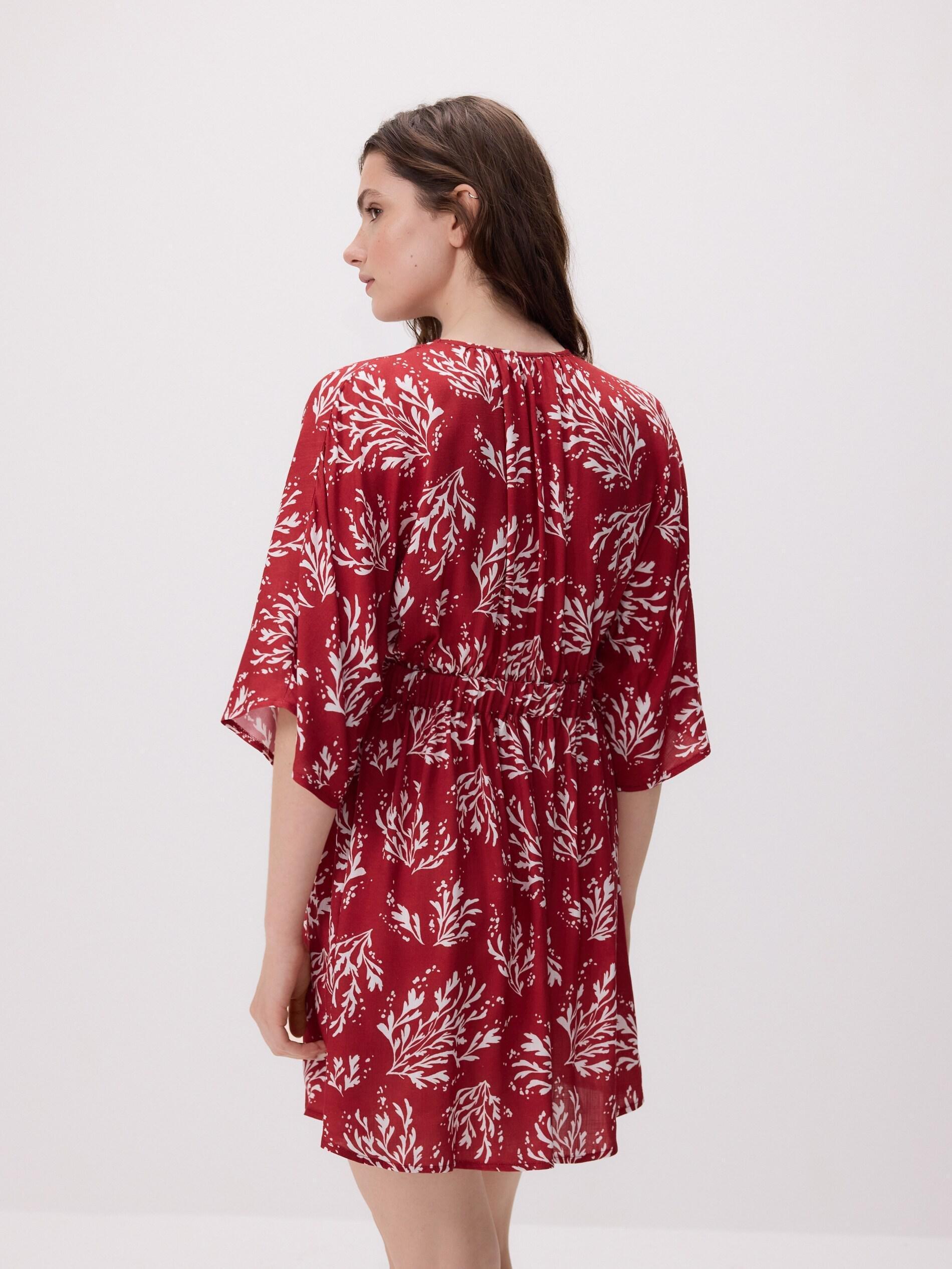 Multicolour Dress With Original Print, Multicolor, large image number 1