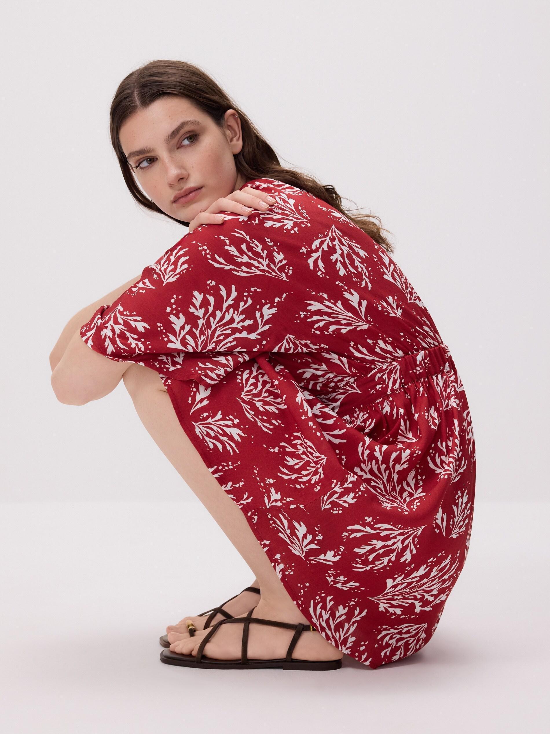 Multicolour Dress With Original Print, Multicolor, large image number 2