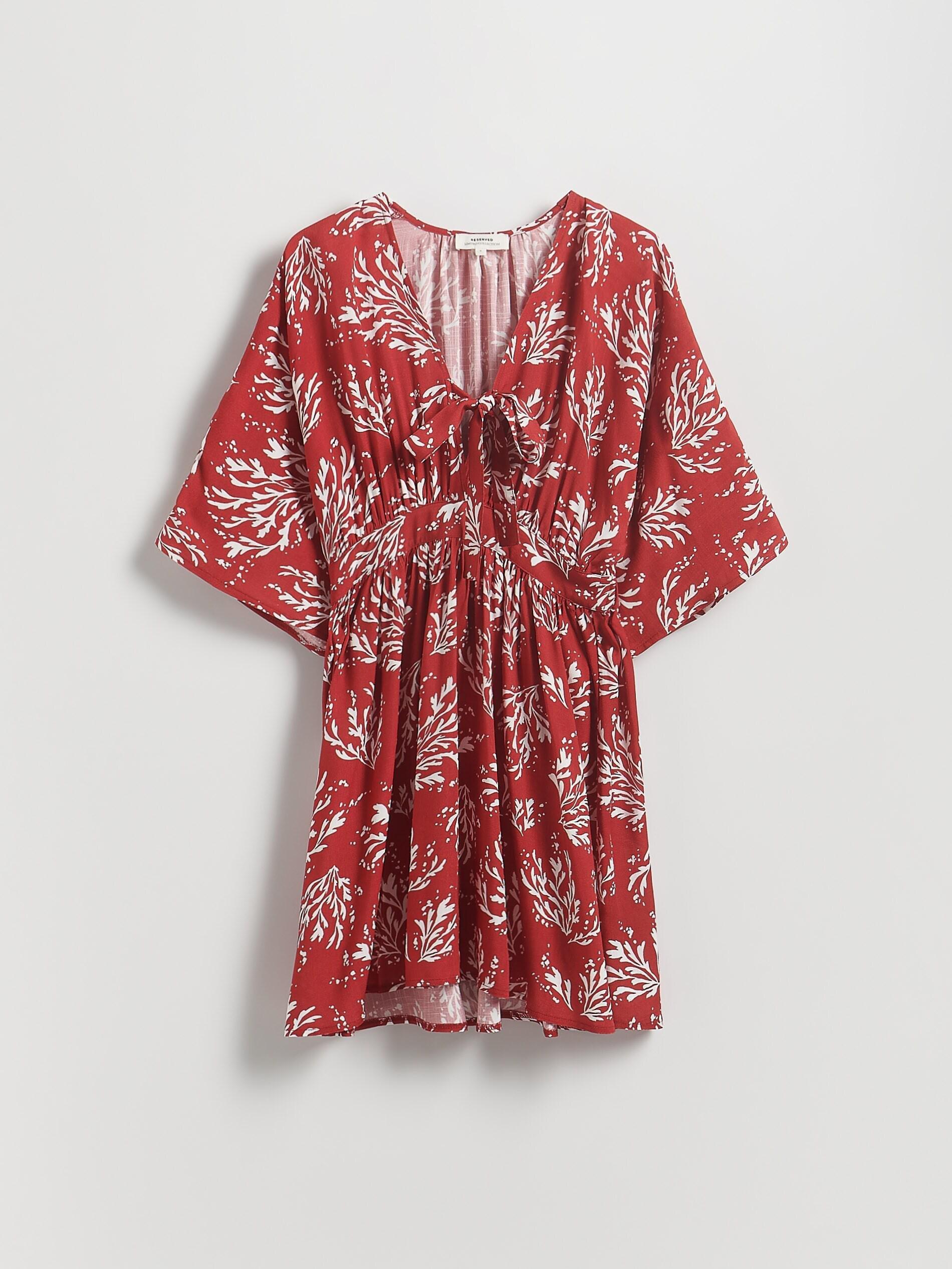 Multicolour Dress With Original Print, Multicolor, large image number 4