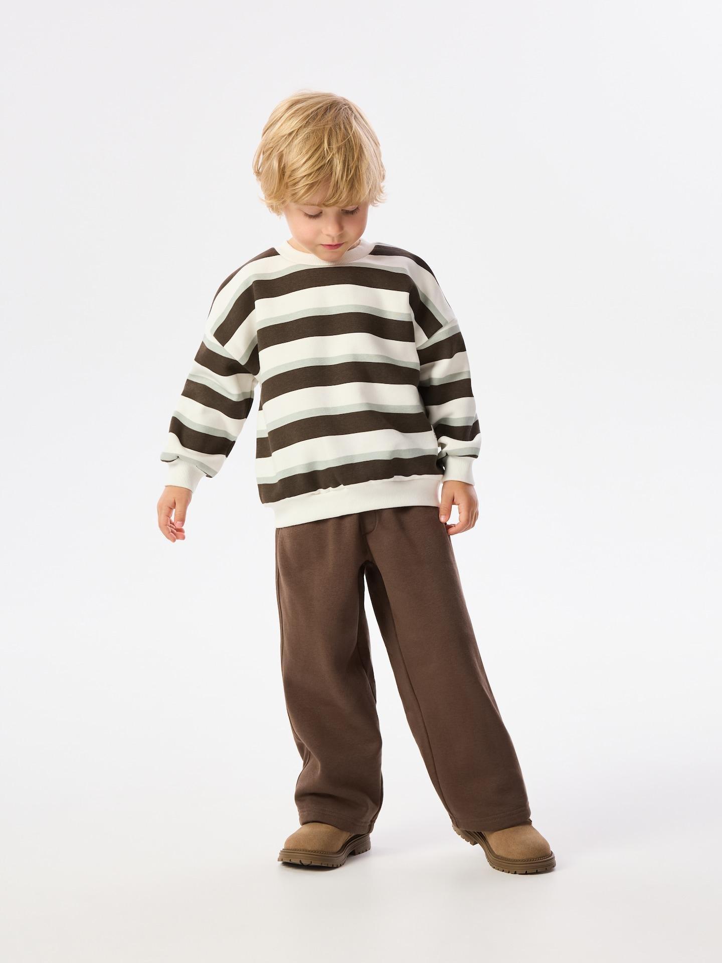 Brown Cotton Rich Jersey Set, Brown, medium