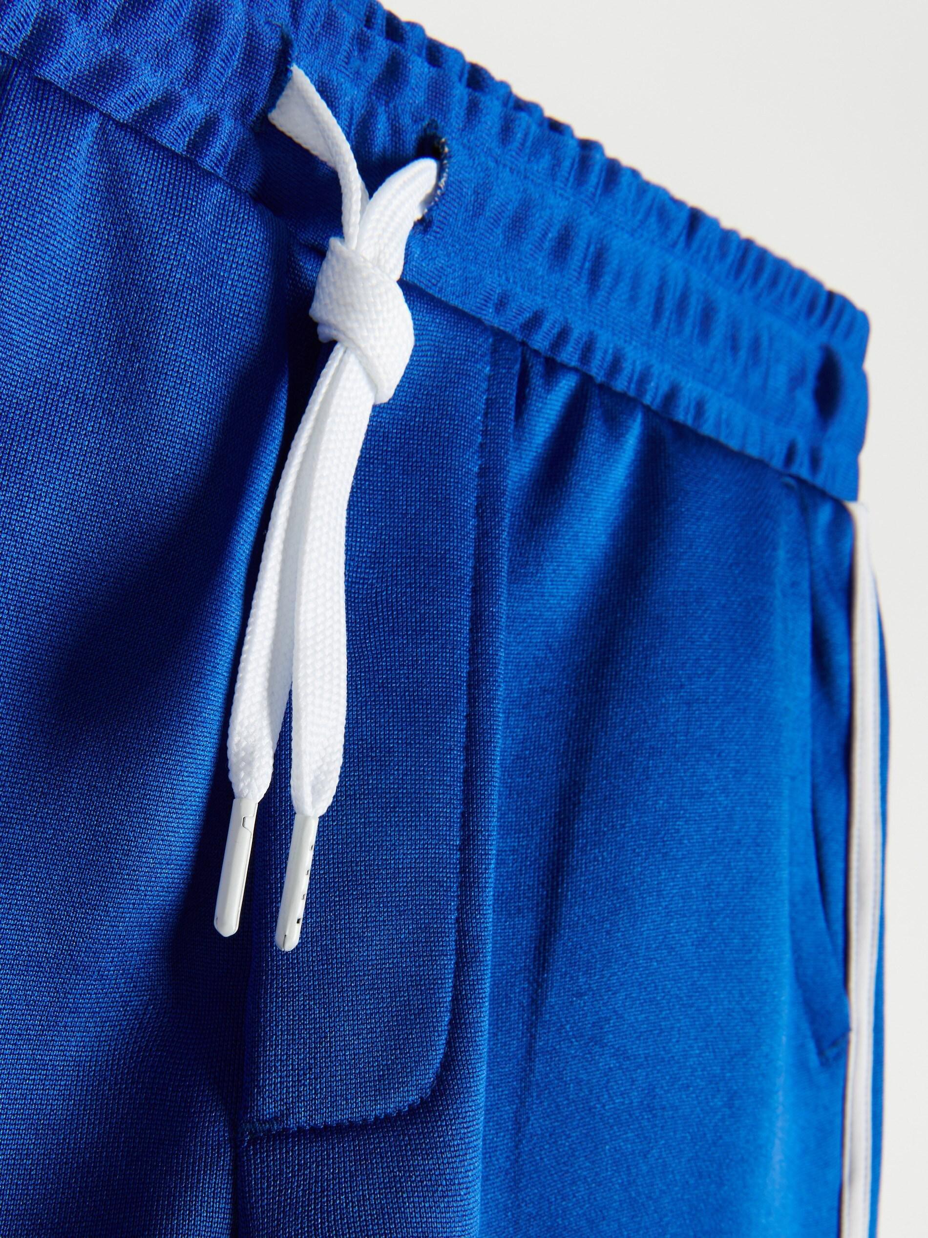 Blue French Terry Cotton Rich Shorts, , large image number 1