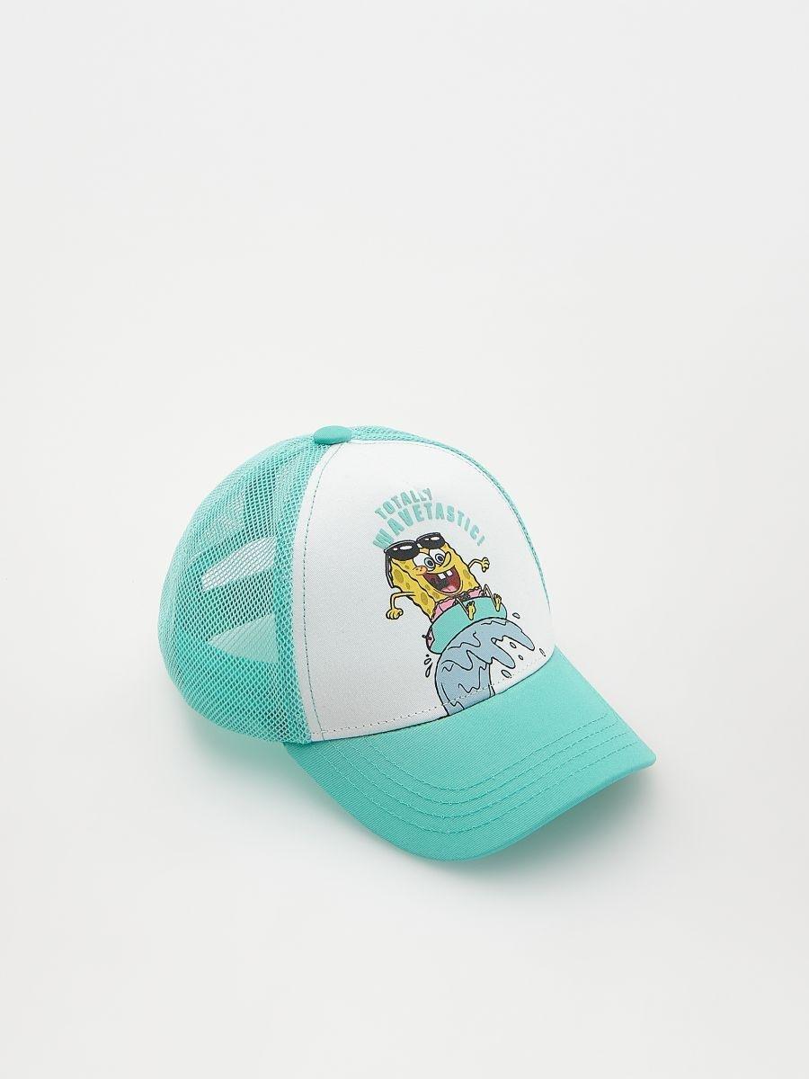 Green SpongeBob Hat, Kids Boys, , large image number 0