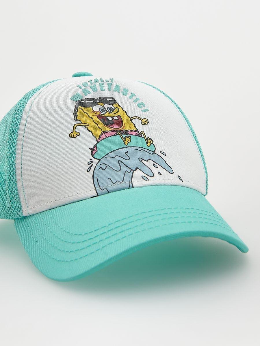 Green SpongeBob Hat, Kids Boys, , large image number 2