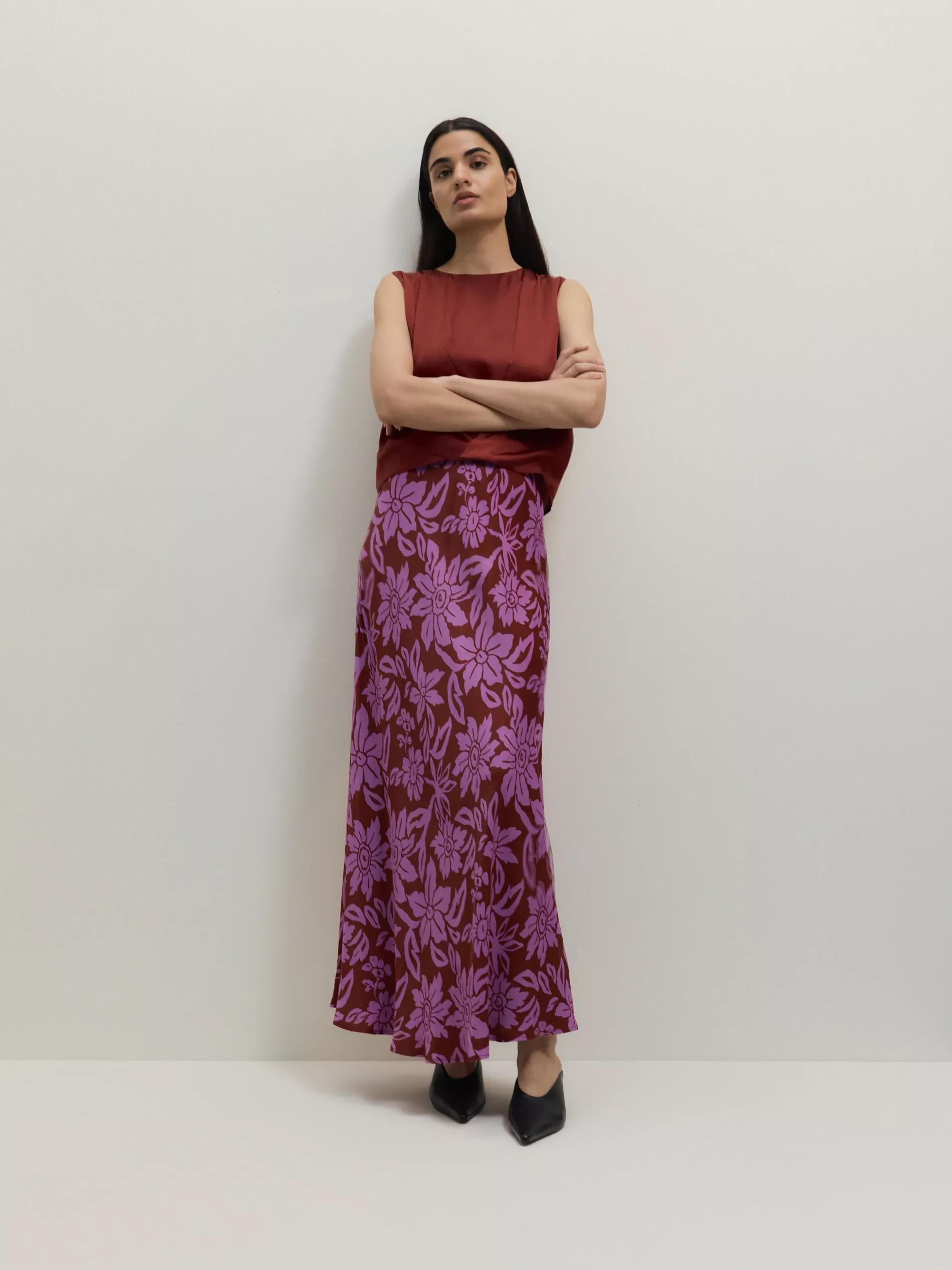 Red Wrap Front Blouse, Burgundy, medium