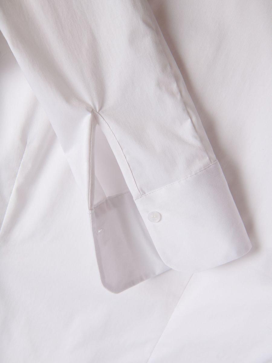 White Slim Fit Shirt, White, large image number 1