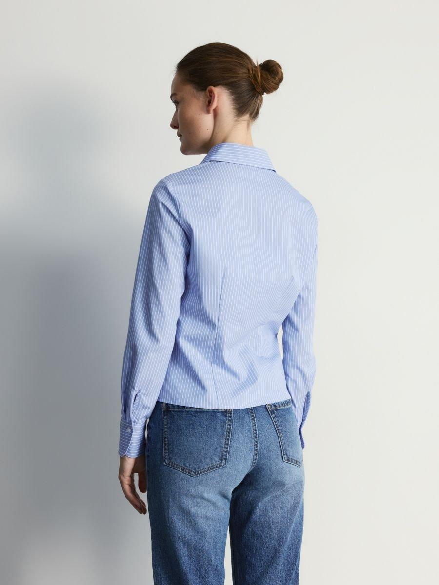 Blue Slim Fit Shirt, Blue, large image number 2